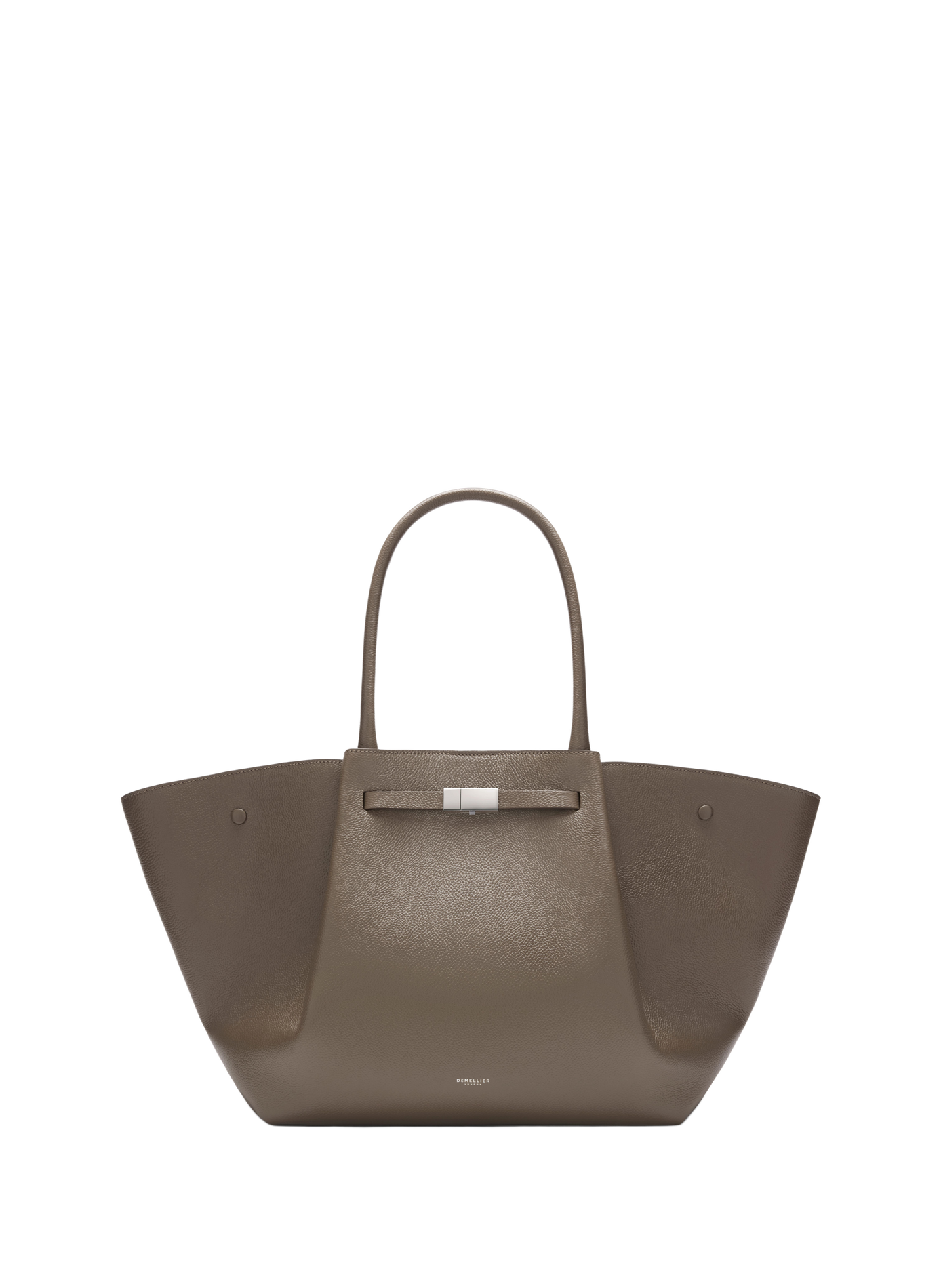 Sac à main New York en cuir DEMELLIER LONDON Marron