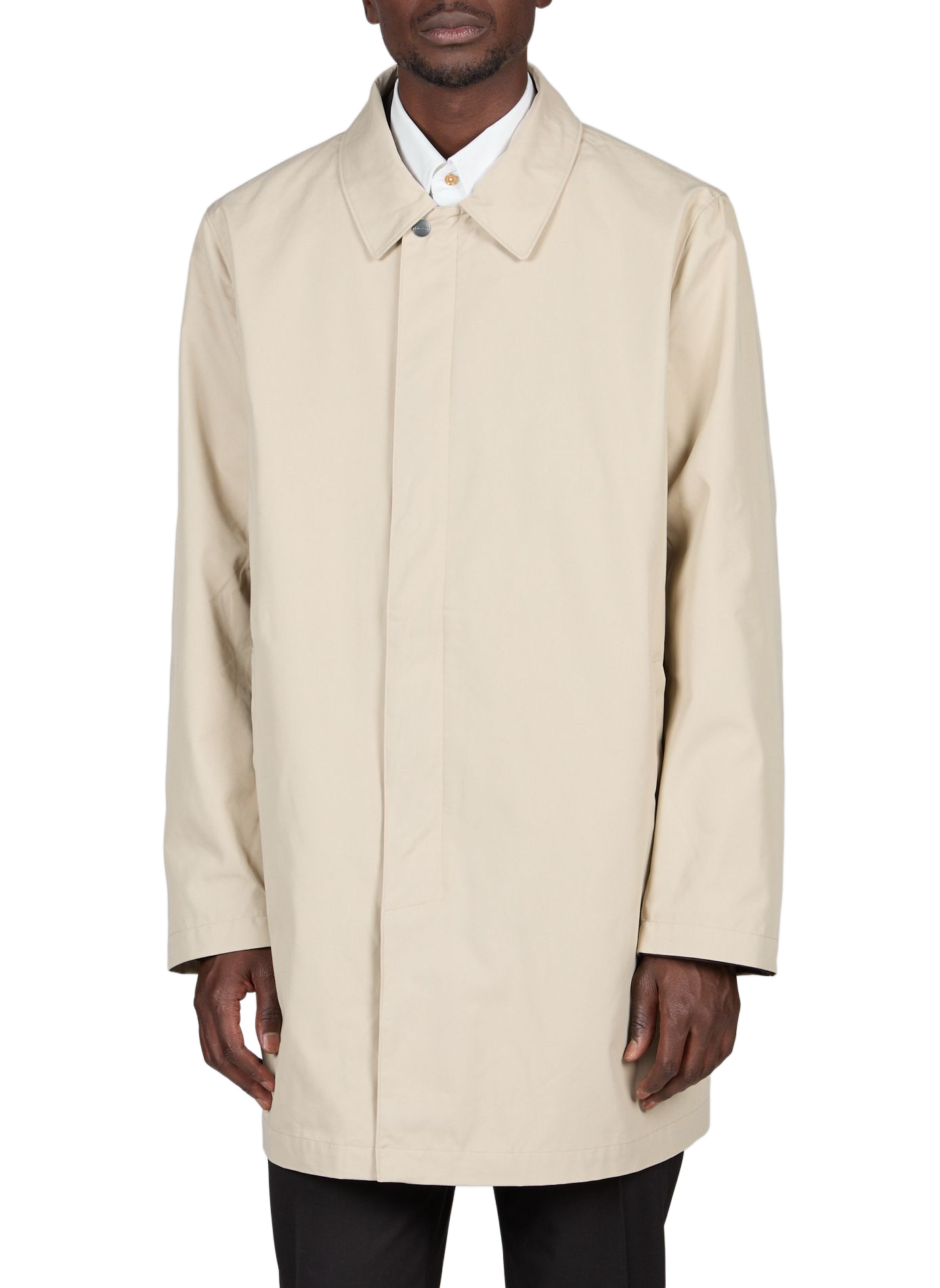 Einfarbiger Mantel aus Baumwollmischung PIERRE CARDIN Grau