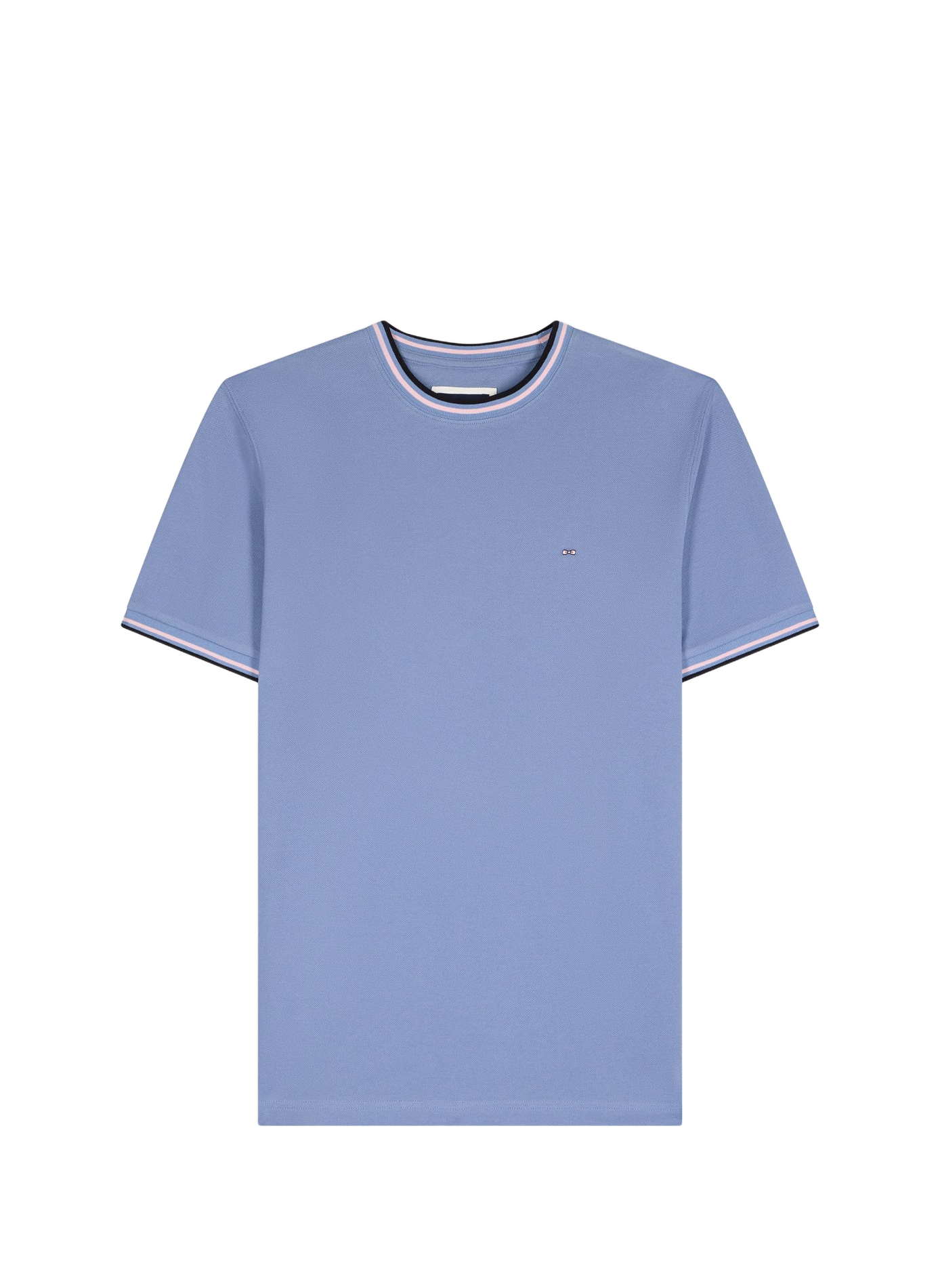 Tee-shirt col rond en coton EDEN PARK Blauw