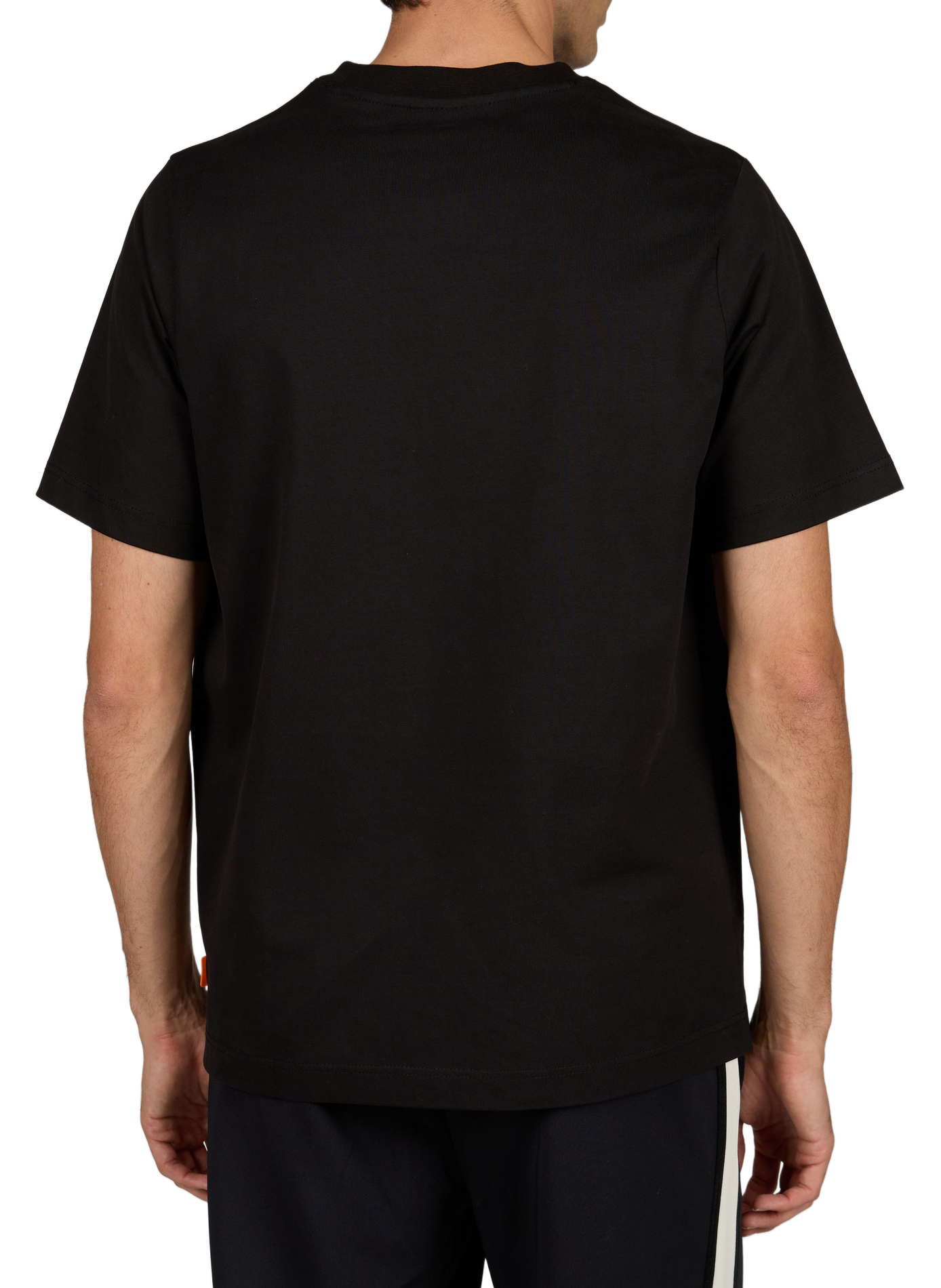 Loose-fitting plain cotton t-shirt GERTRUDE Black
