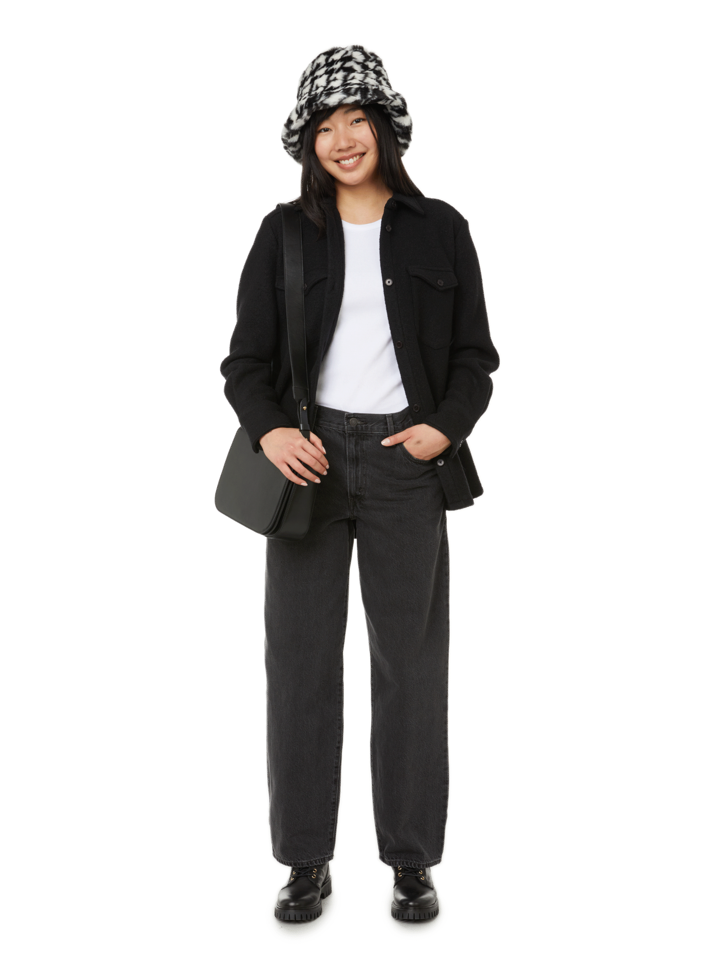 Bob à imprimé pied-de-coq SAISON 1865 Multicolore