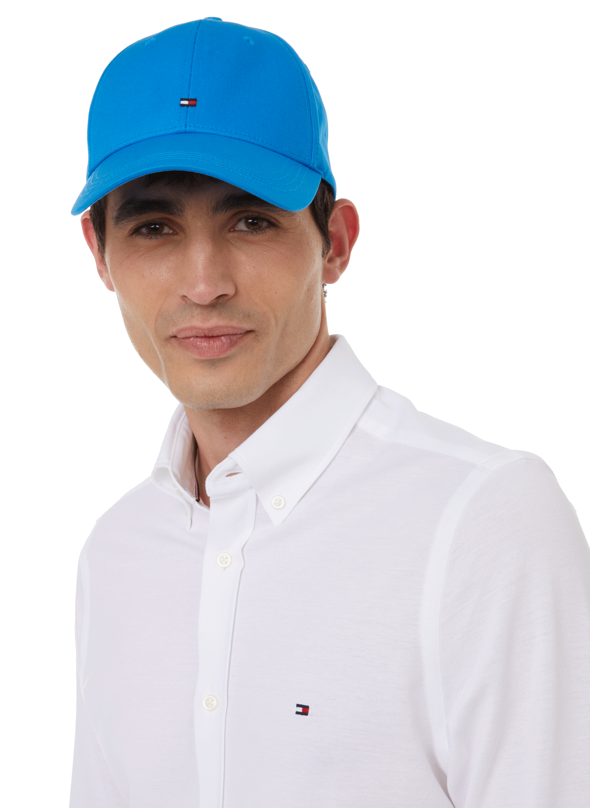 Chemise slim en coton organique TOMMY HILFIGER Blanc