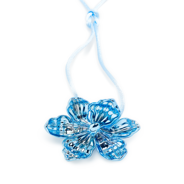 Hugo Kreit Iris Lace-up Necklace In Blue