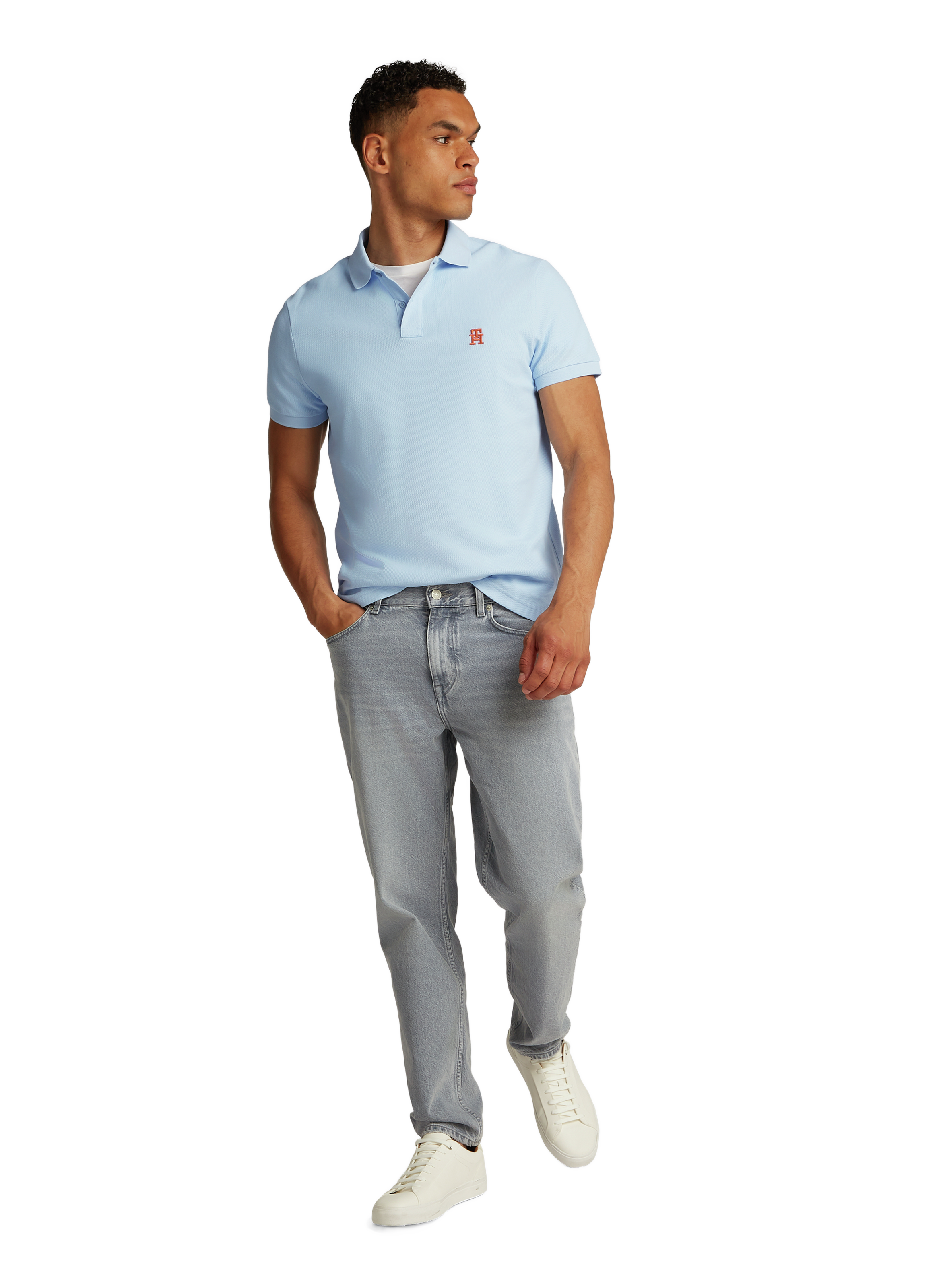  Cotton polo shirt  TOMMY HILFIGER Blue