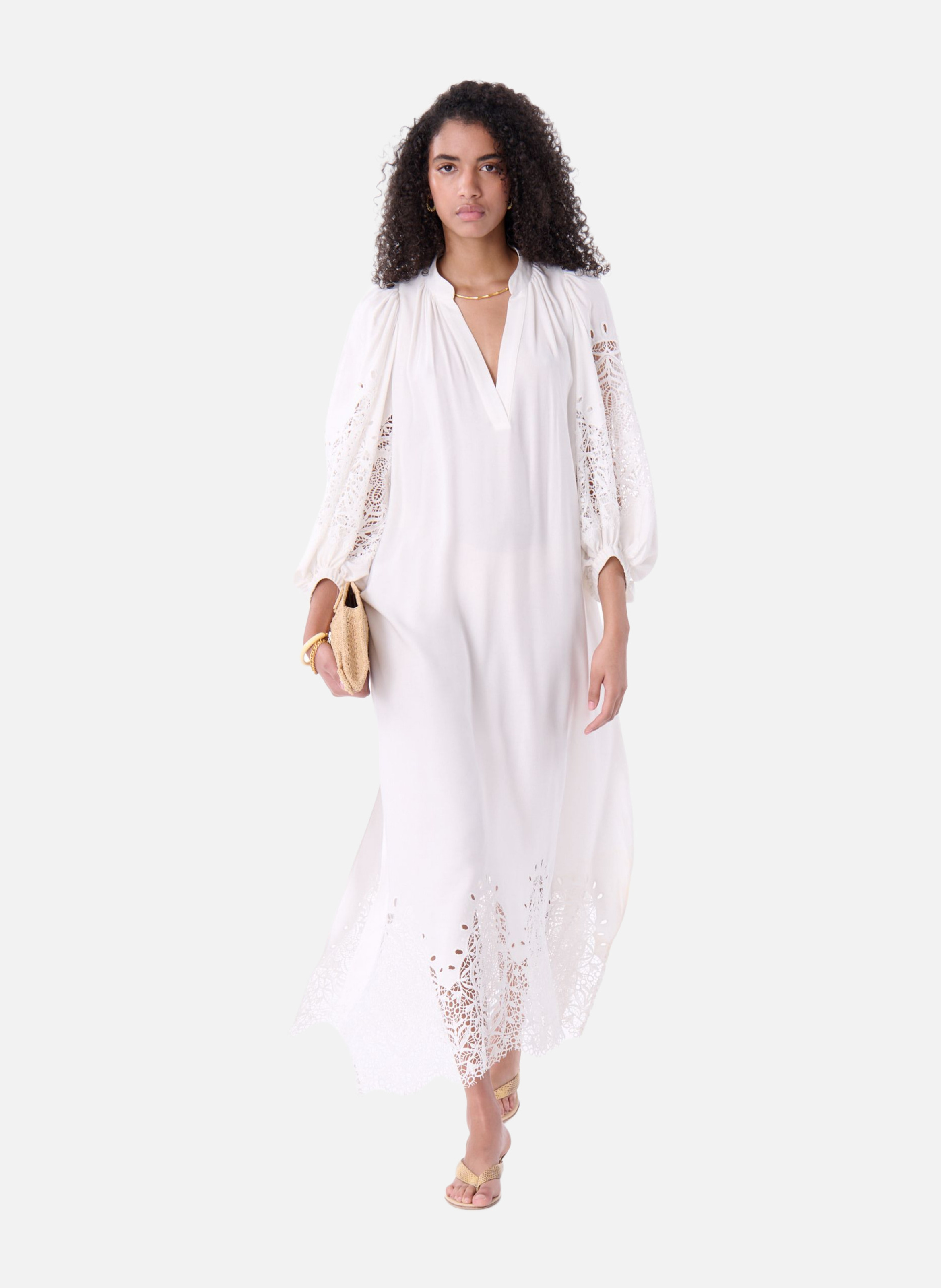 Robe Longue Canessa VANESSA BRUNO Blanc