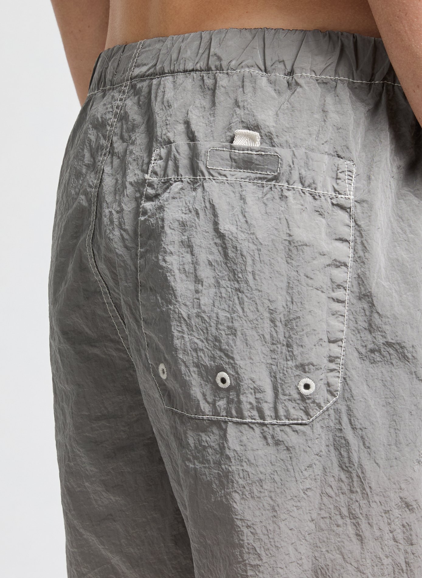 Short de bain uni STONE ISLAND Gris