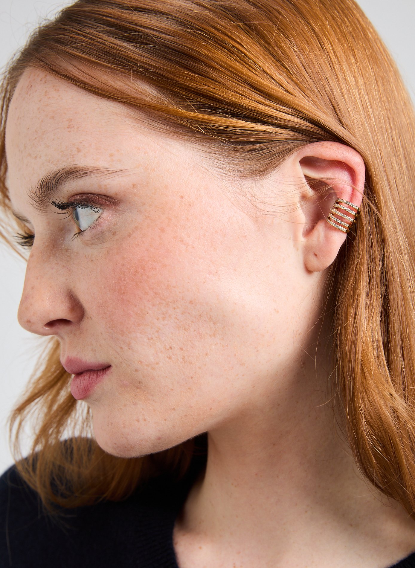 Earcuff anneaux multiples  AU PRINTEMPS PARIS Doré