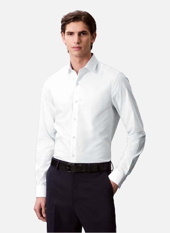 Plain shirt White by CALVIN KLEIN CALVIN KLEIN Plain shirt White