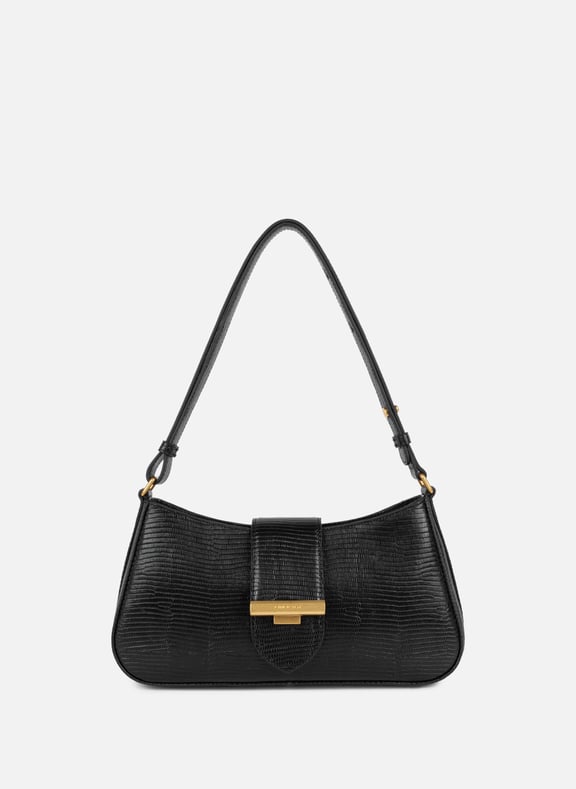 Sac besace - exo ily Noir by LANCASTER LANCASTER Sac besace - exo ily Noir