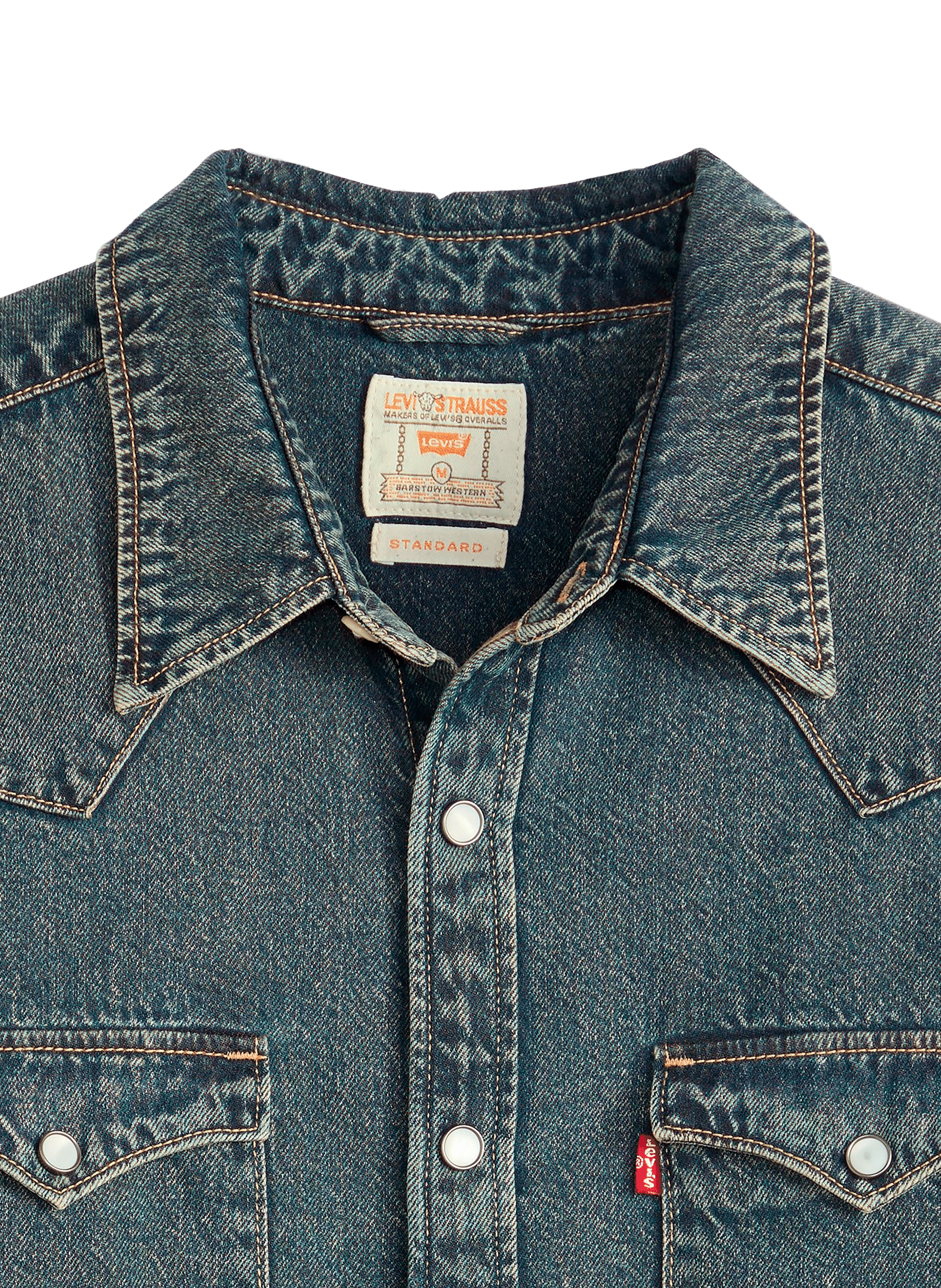 Bleached denim Shirt LEVI'S Blue