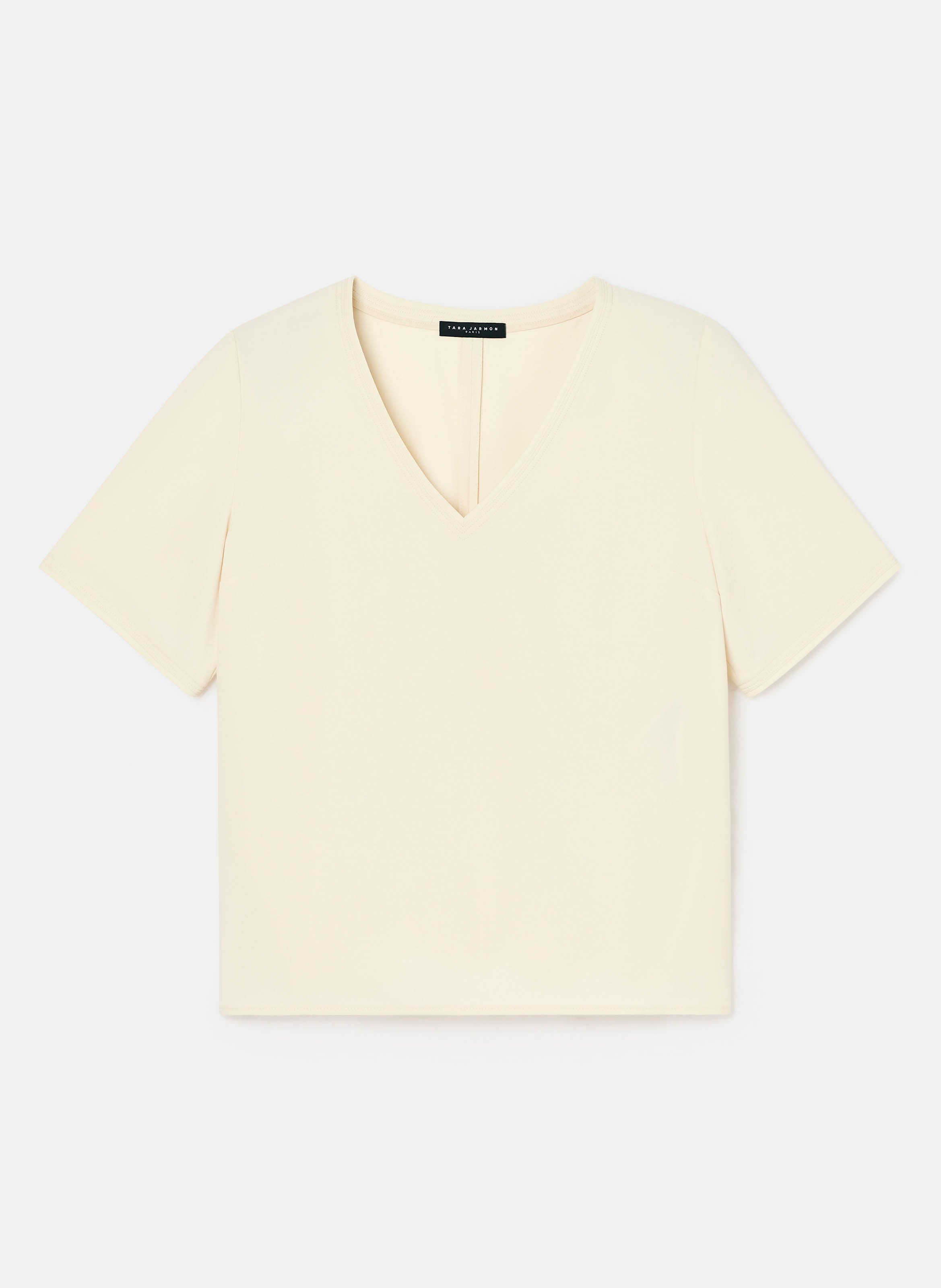 Top toscane TARA JARMON Blanc