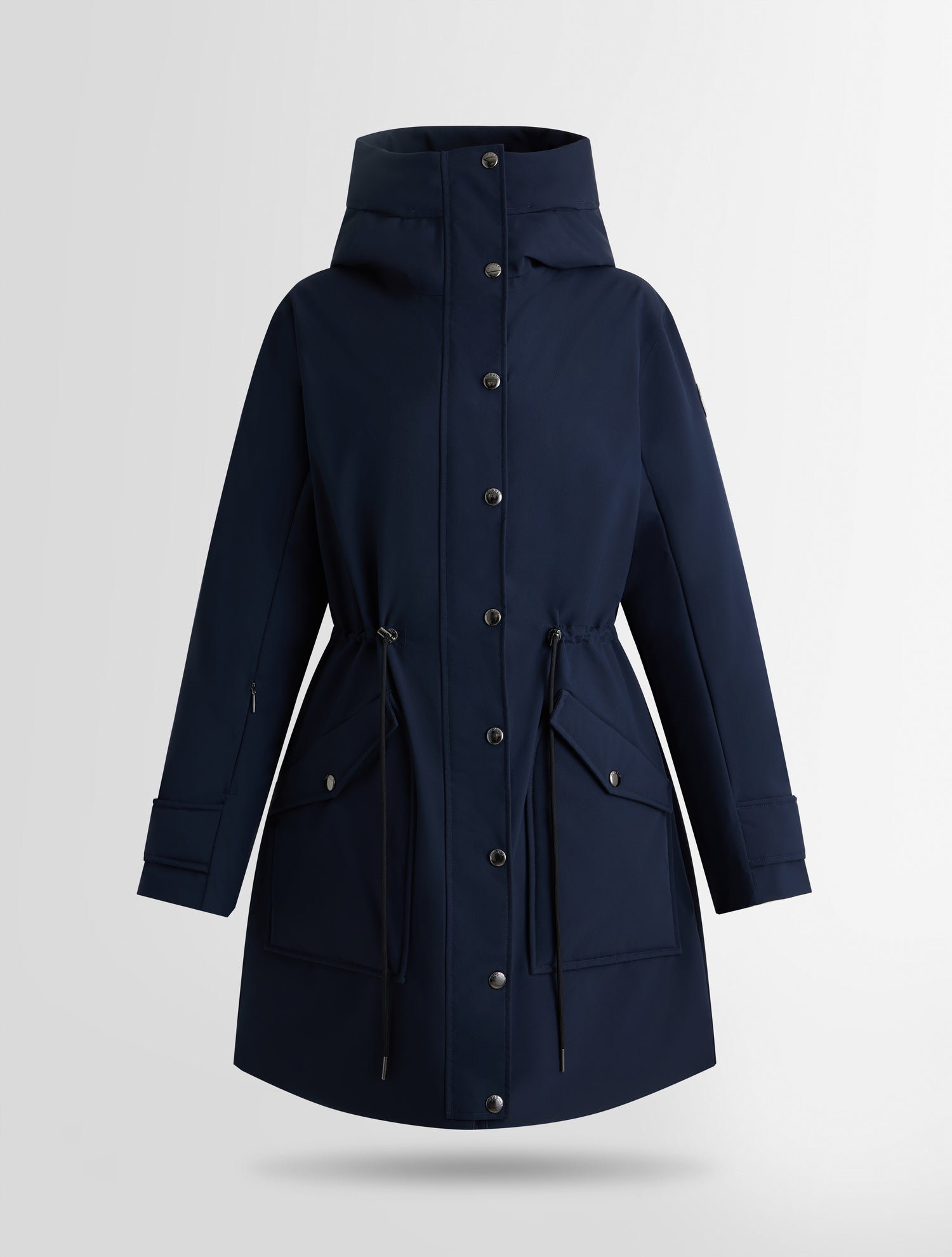 Manteau janix col capuche coupe ample FUSALP Bleu