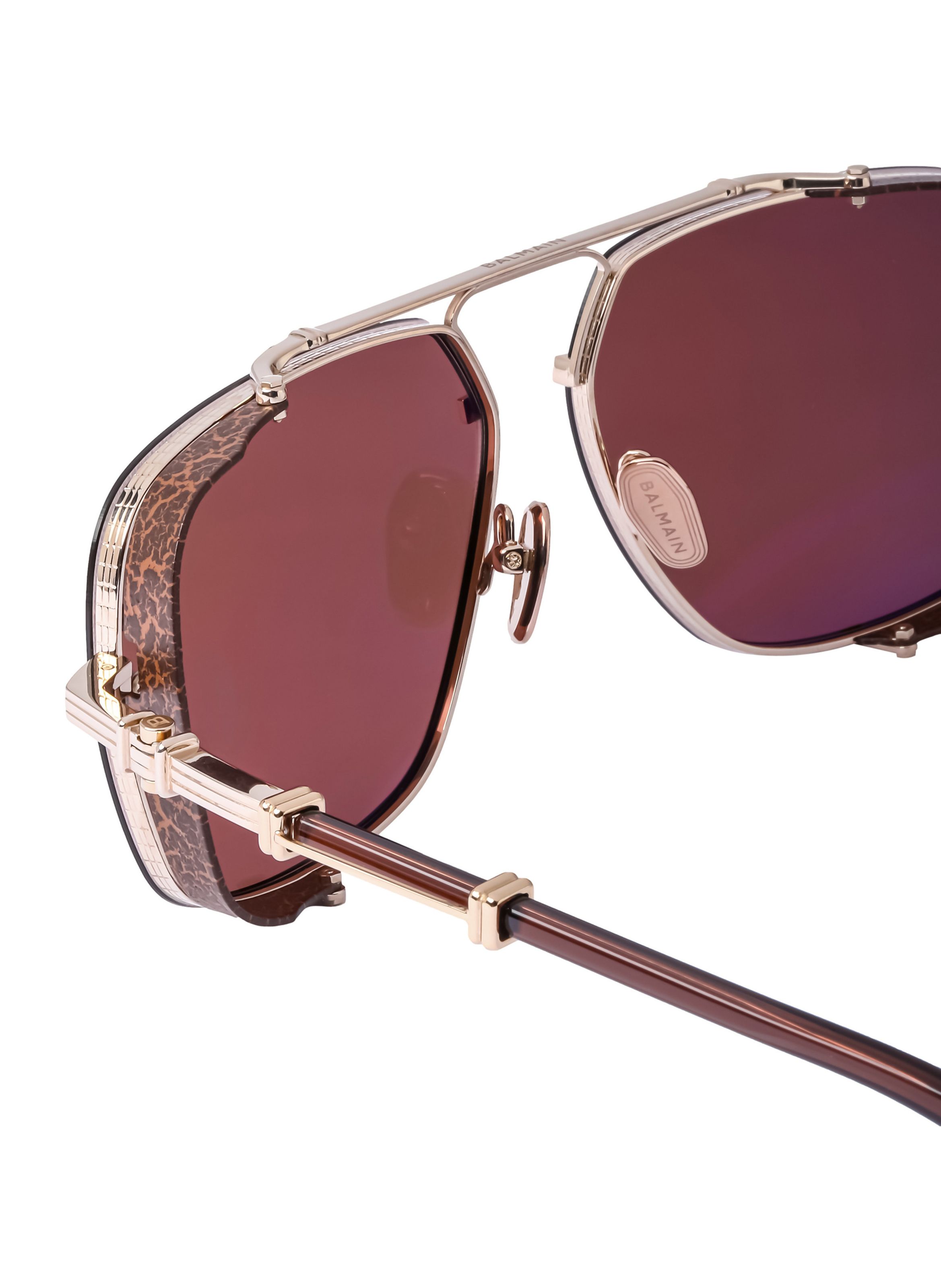 Lunettes de soleil legend BALMAIN Marron