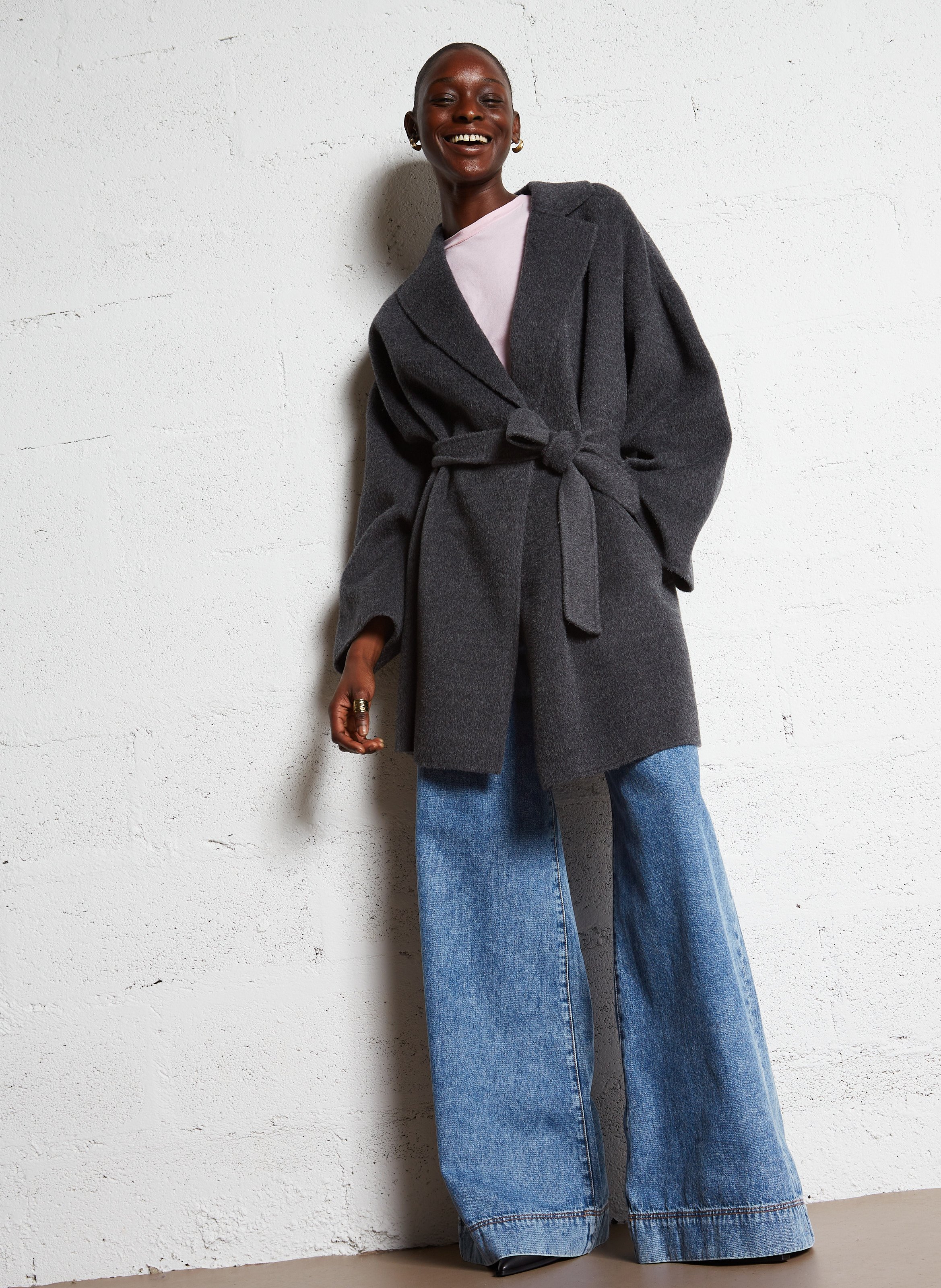 Tee-shirt col rond en coton gamipy AMERICAN VINTAGE Rose