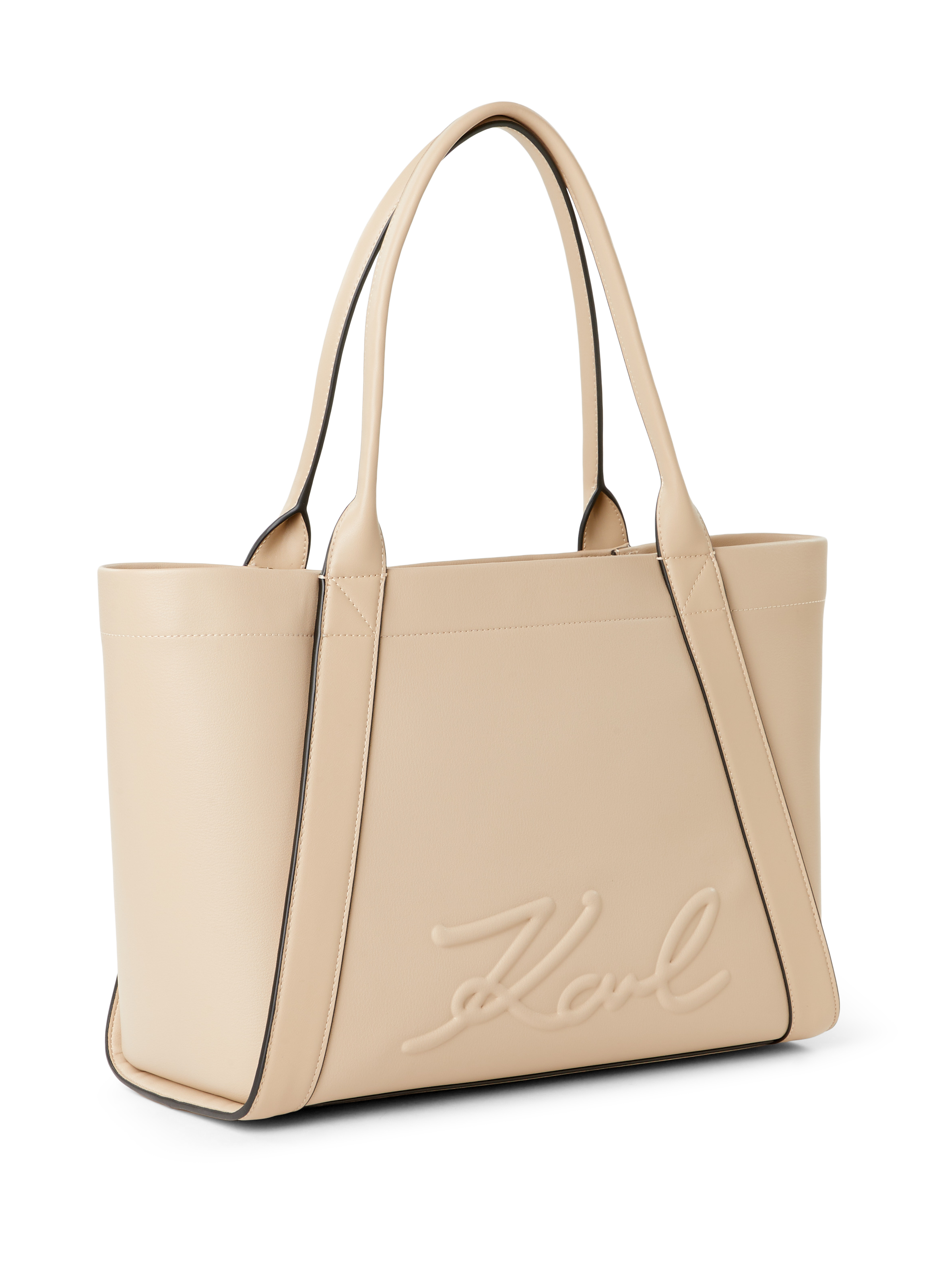 Sac épaule uni KARL LAGERFELD Beige