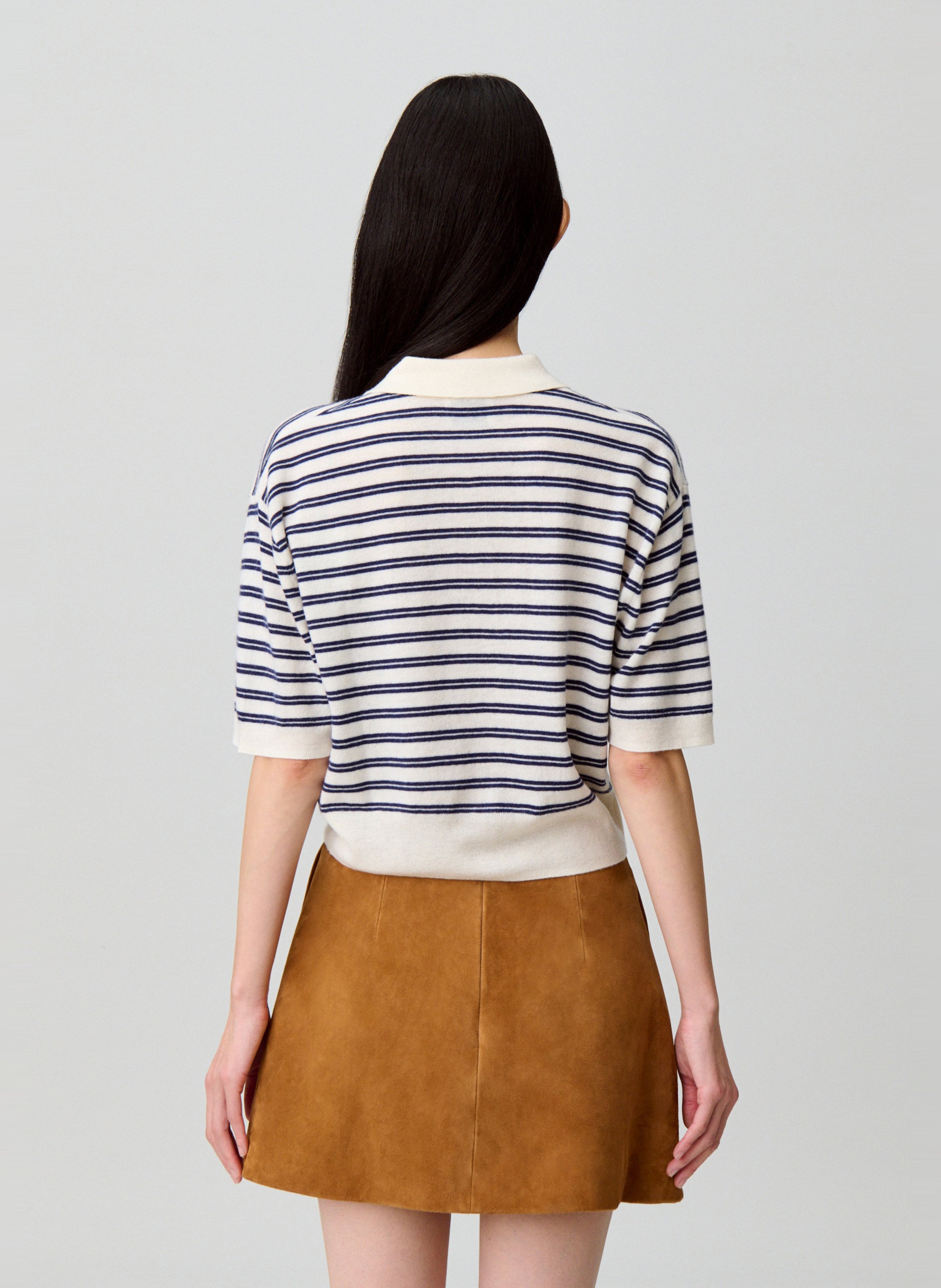 Pull col polo en laine CLAUDIE PIERLOT Multicolore