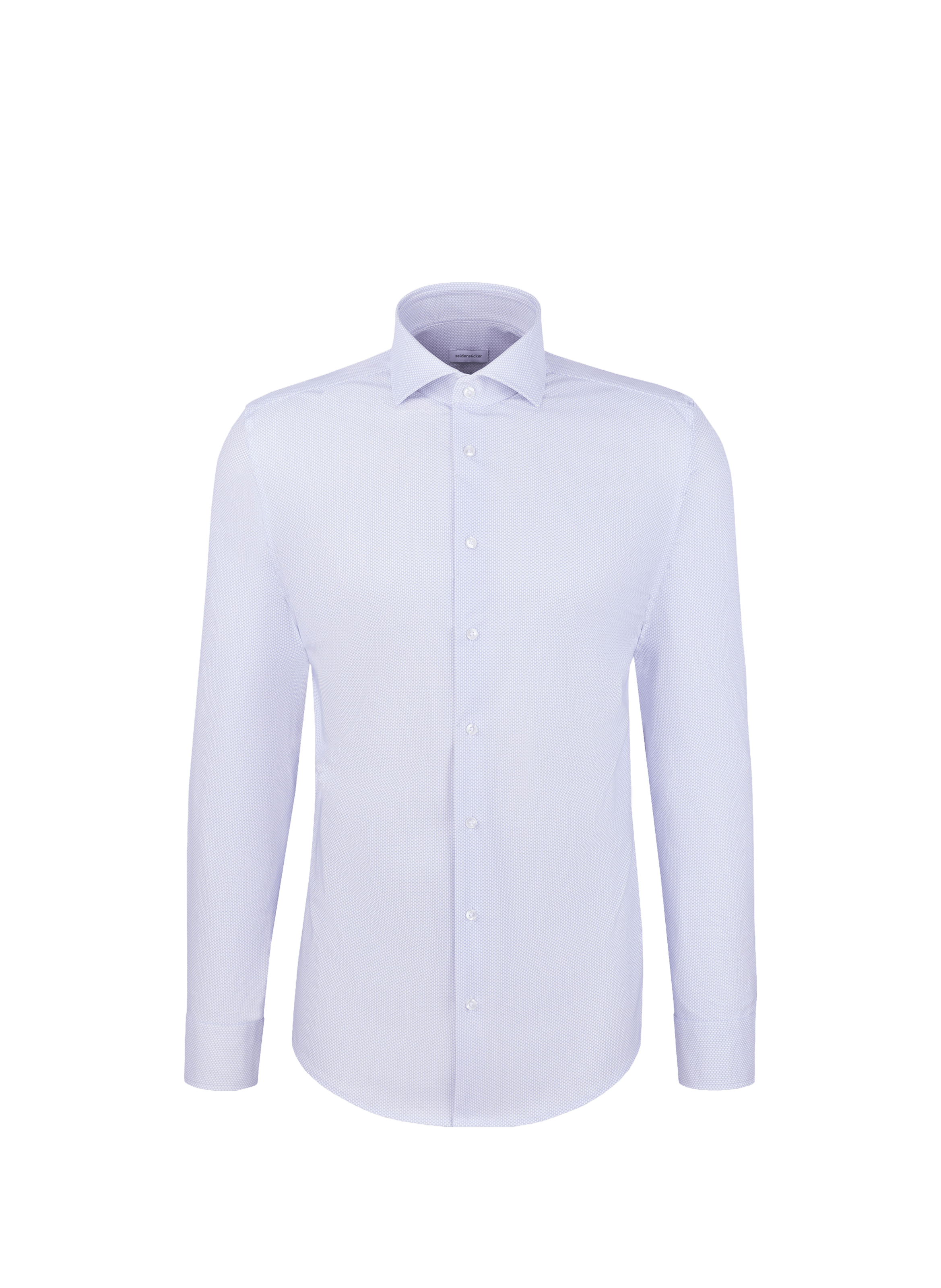 Chemise à manches longues imprimée en coton SEIDENSTICKER Bleu