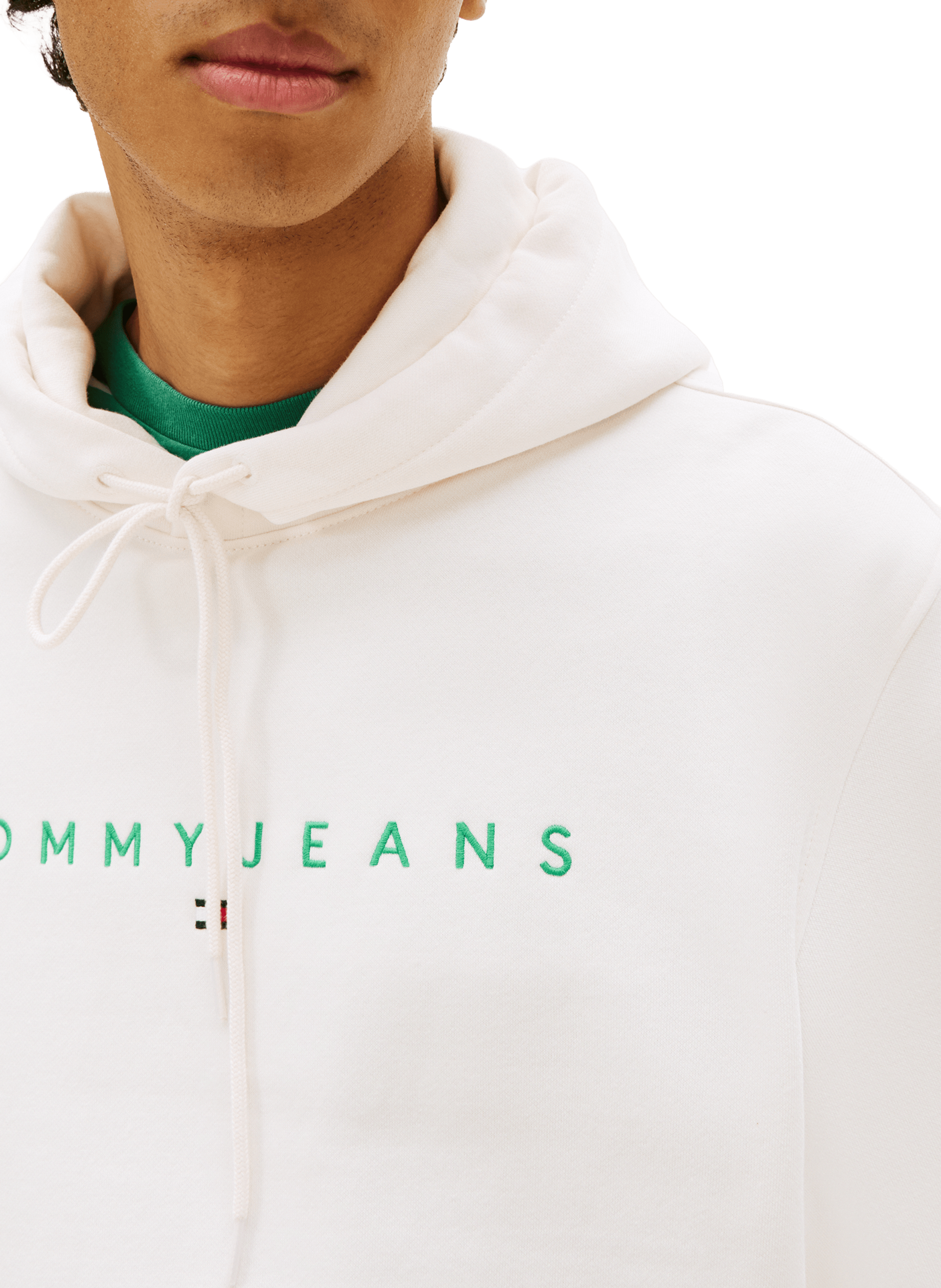 Hoodie with embroidered logo TOMMY HILFIGER Beige