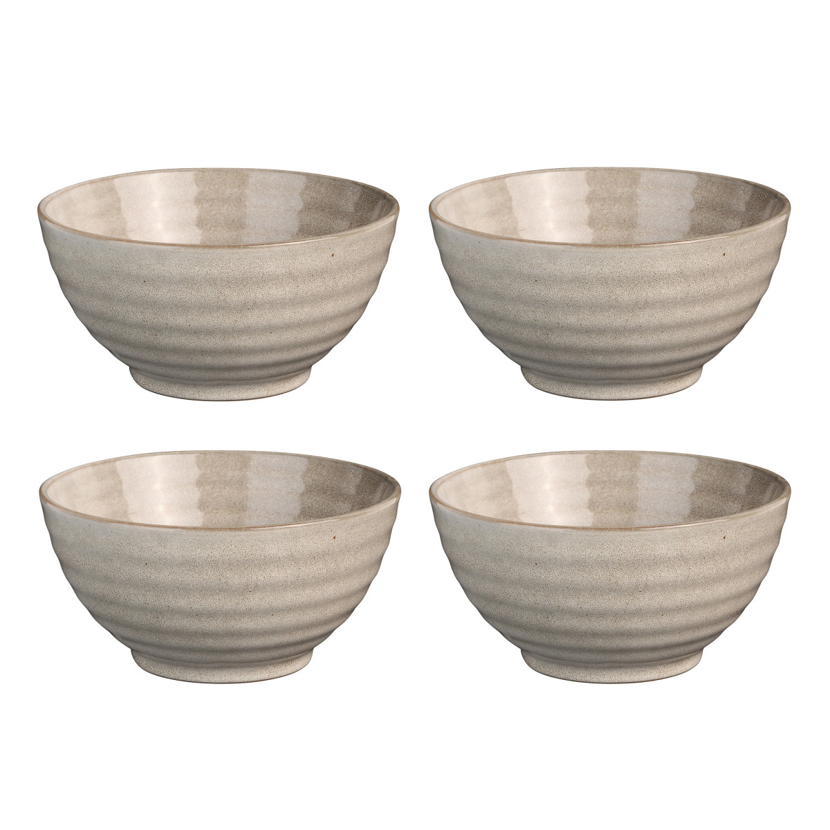 Fuji - bol à ramen (lot de 4) MEDARD DE NOBLAT Beige