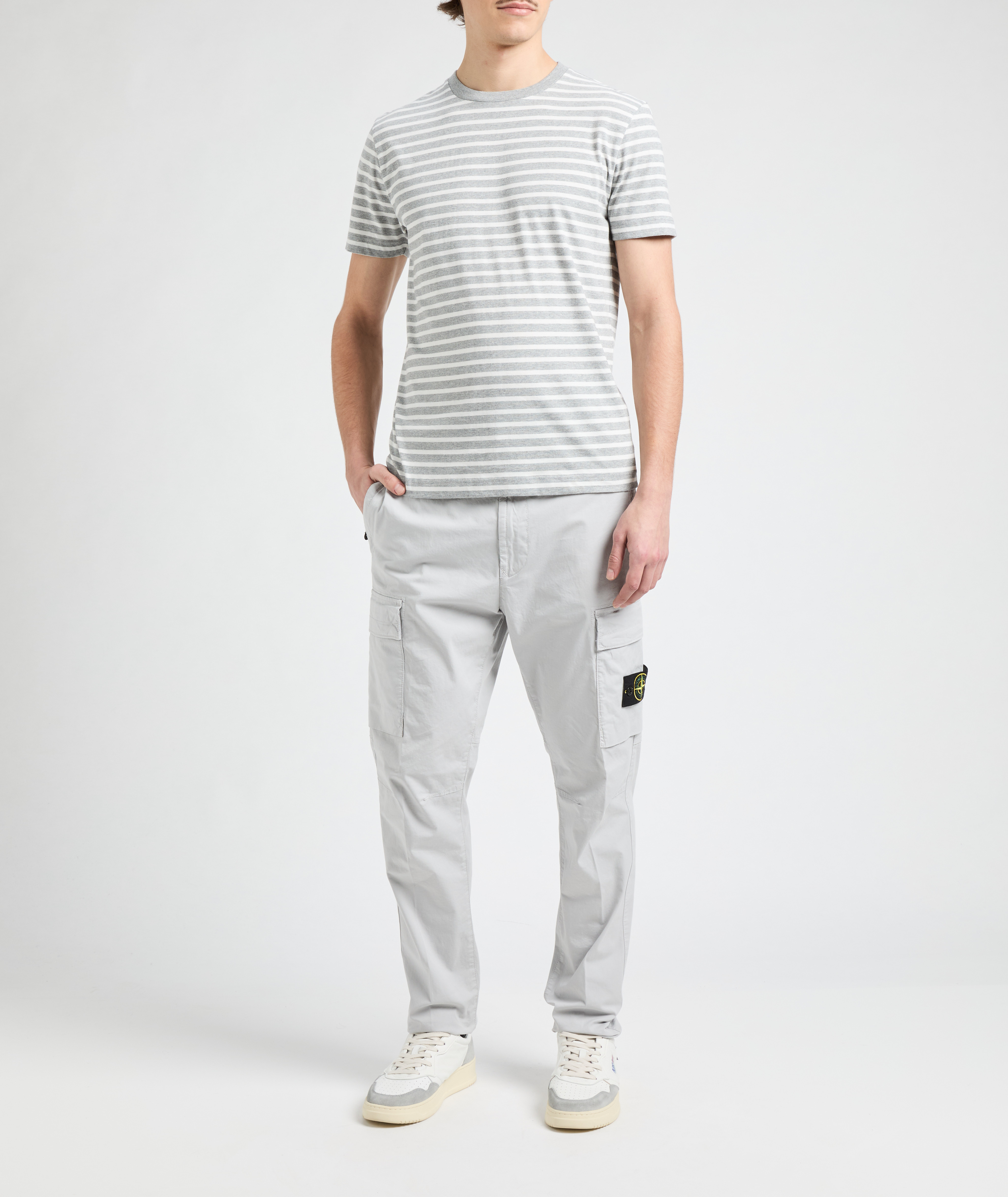 Striped T-shirt AU PRINTEMPS PARIS Grey