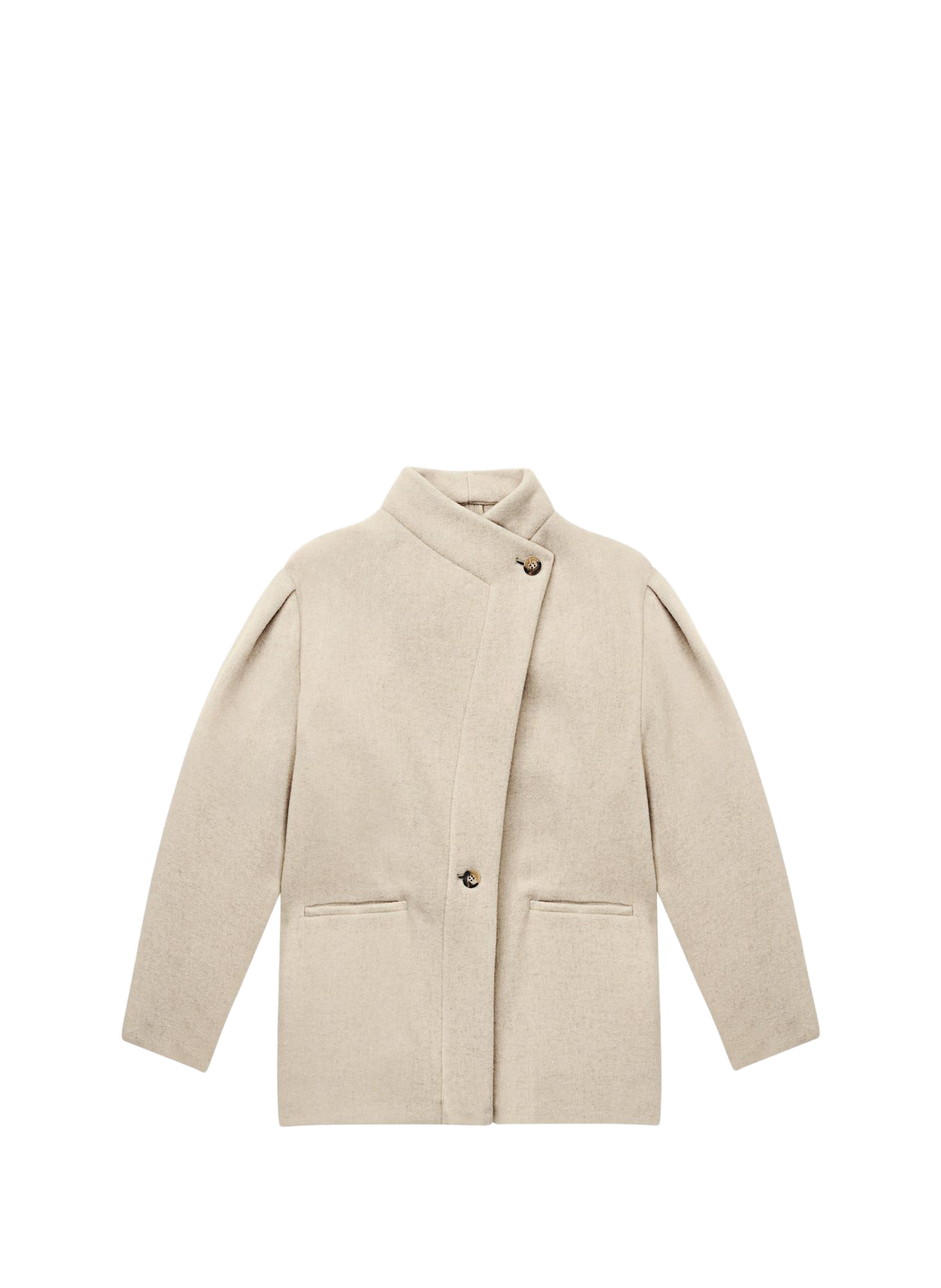 JABADI Wool Blend Jacket ISABEL MARANT White