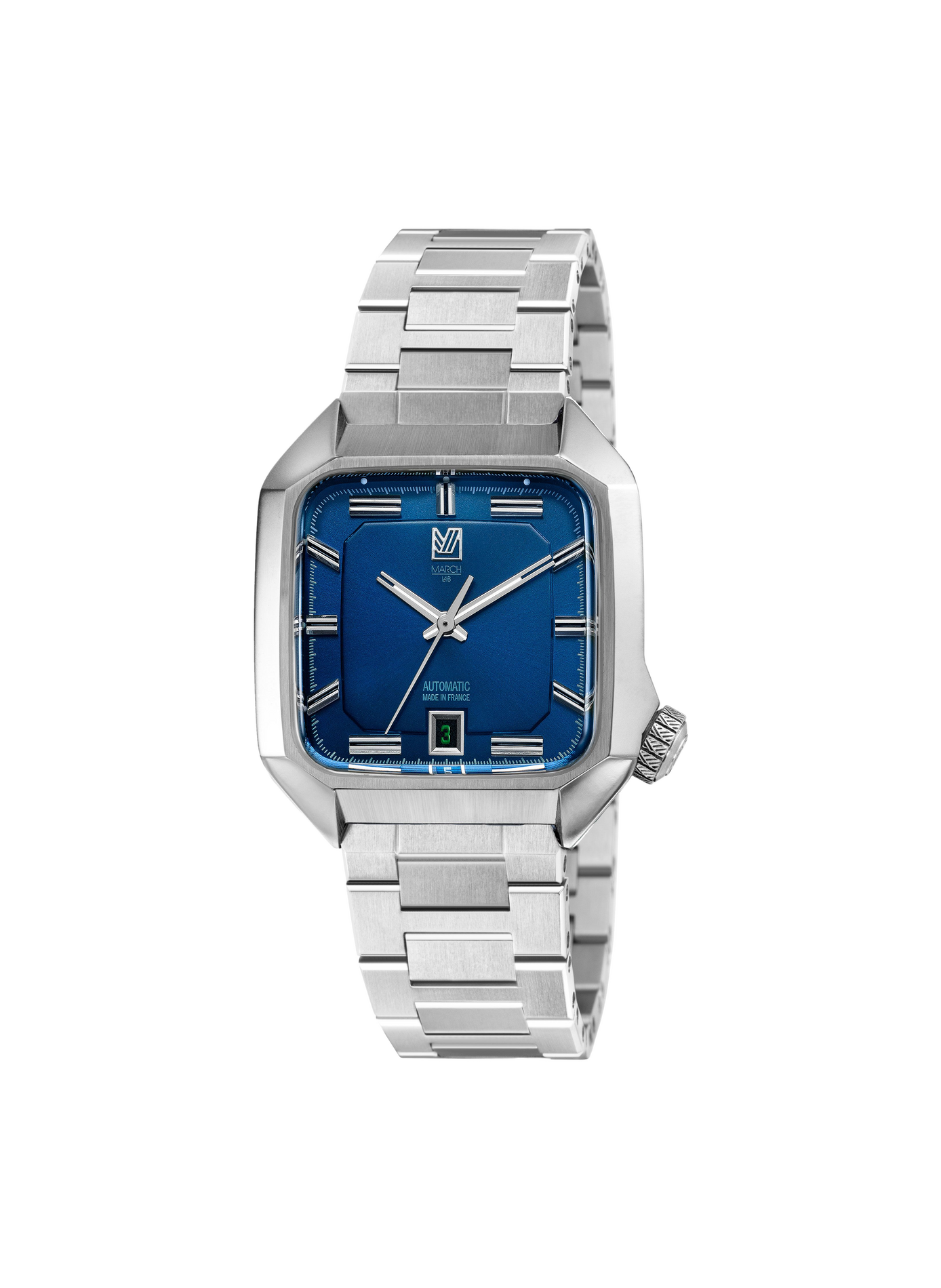 Montre automatique AM2 en acier inoxydable MARCH LA.B Bleu