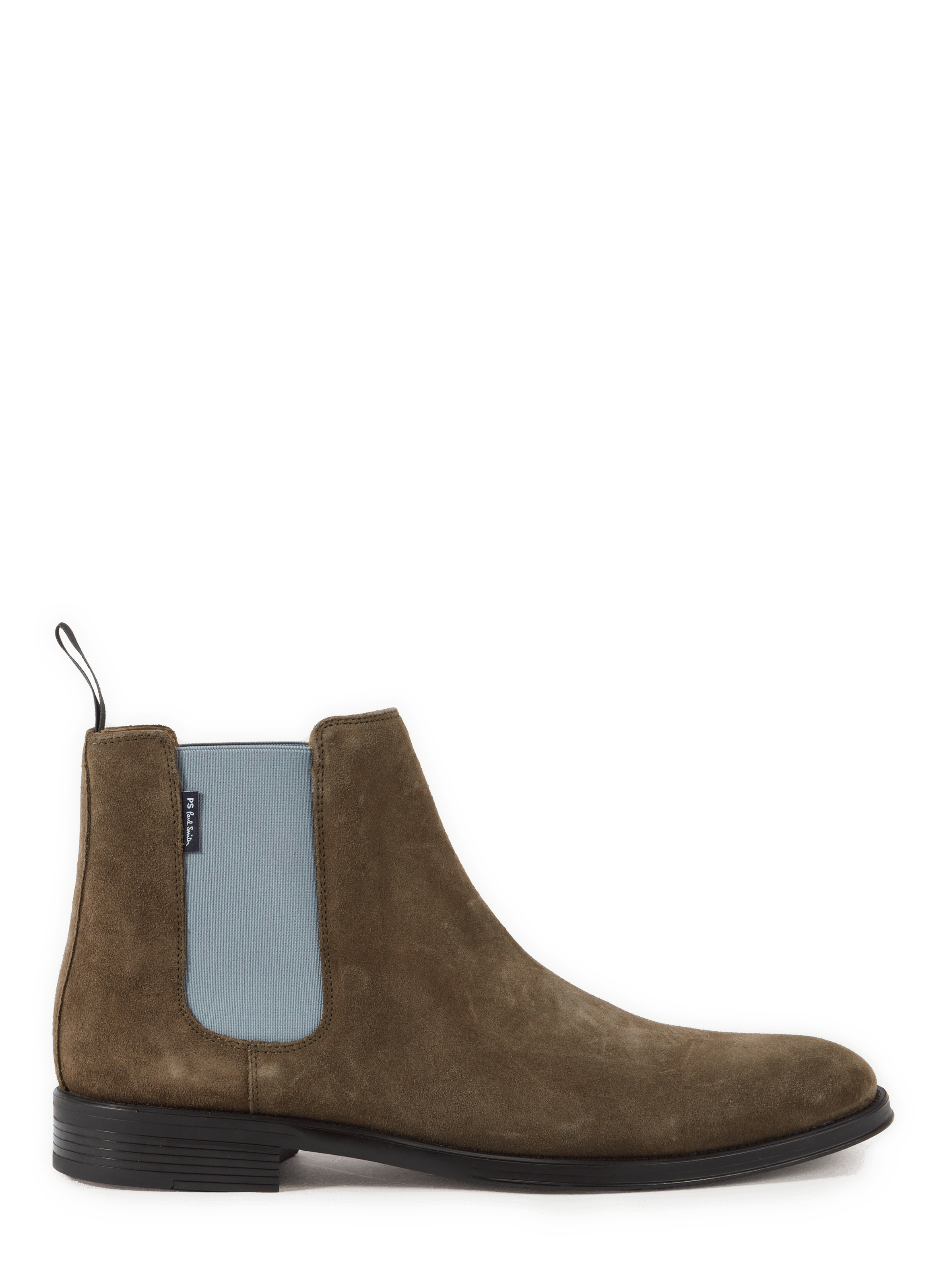 Mixed leather ankle boots PAUL SMITH Khaki