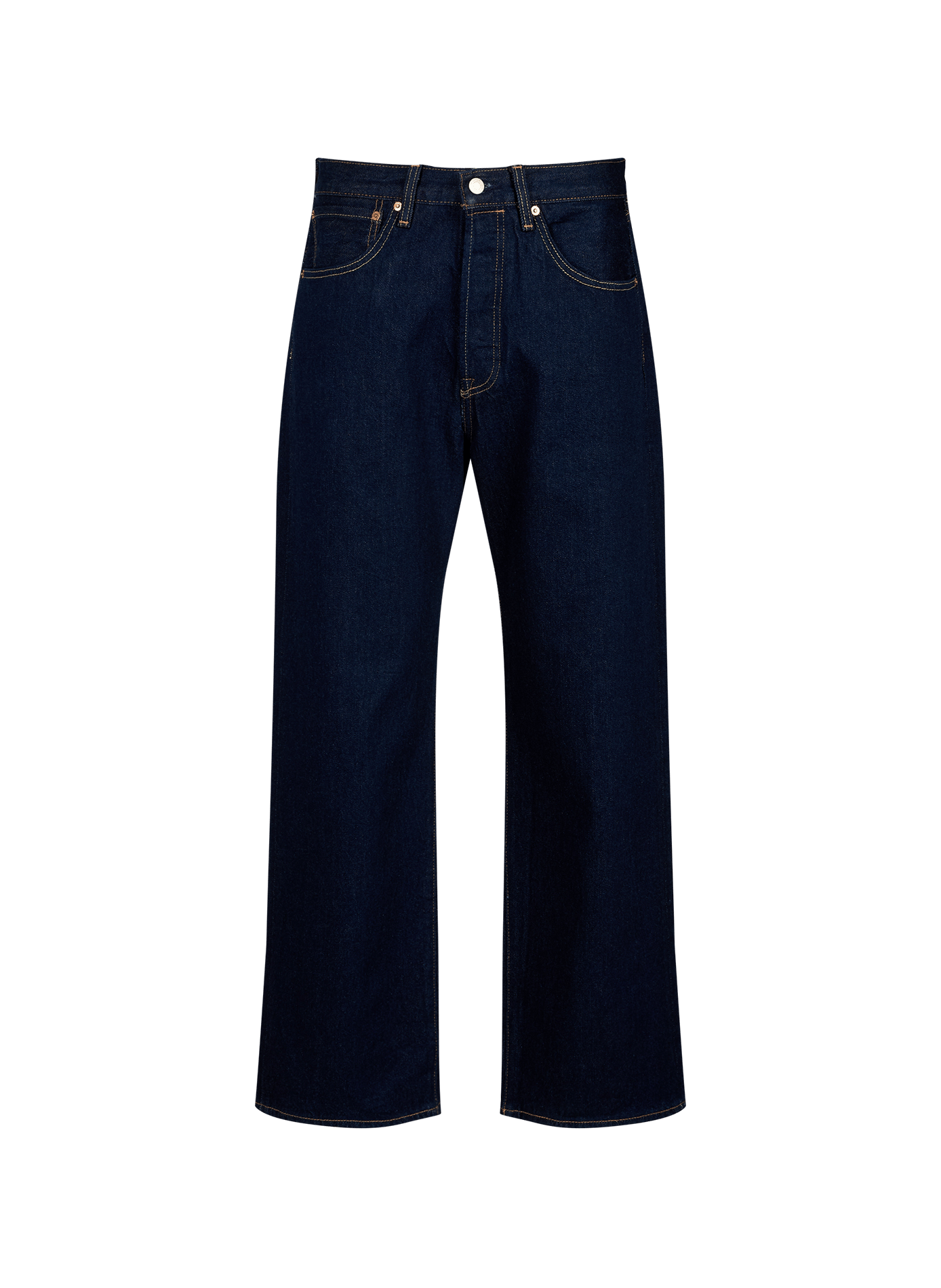 Jeans droit 501 Loose en coton LEVI'S Bleu