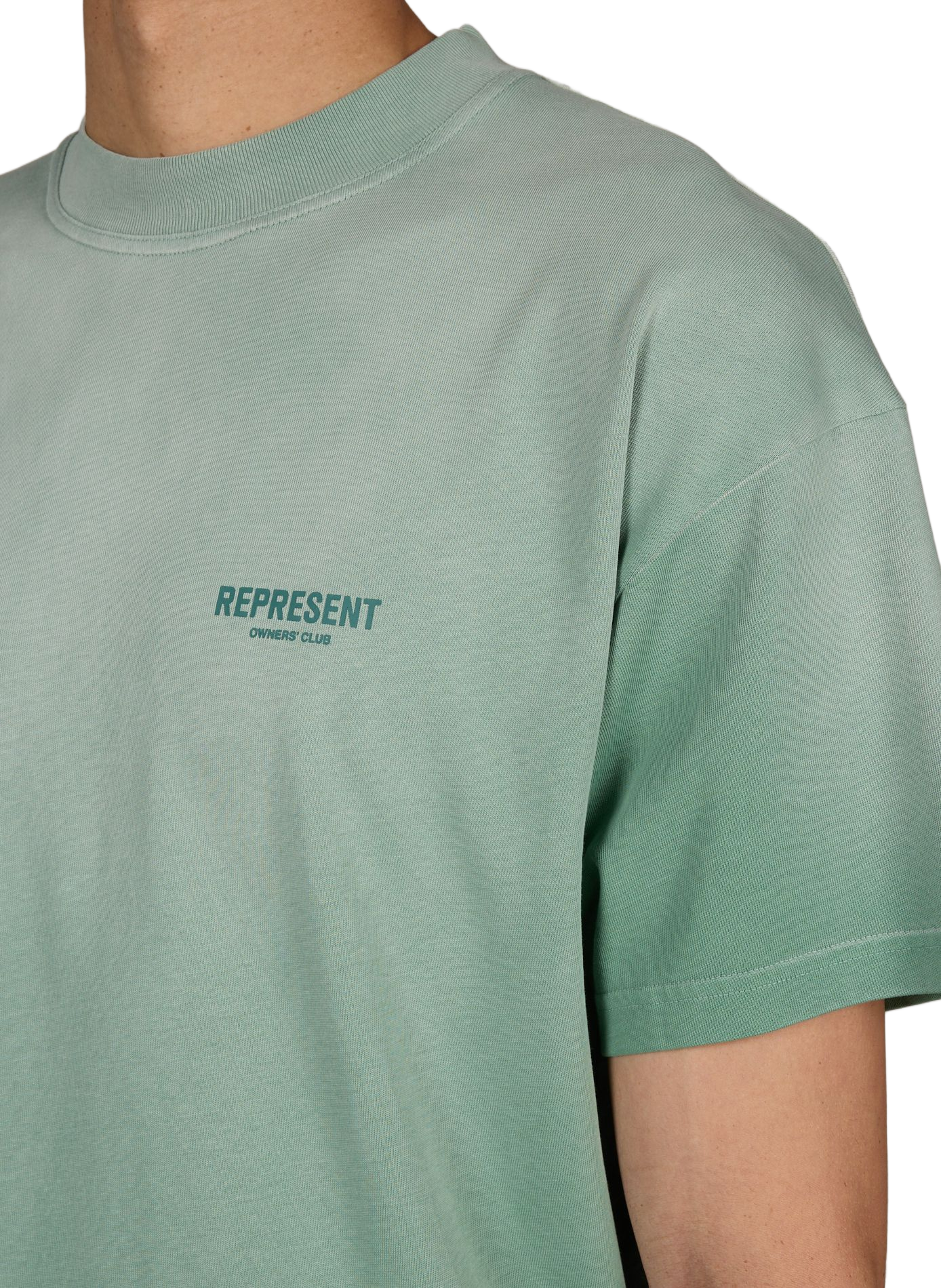 Cotton T-shirt REPRESENT Green