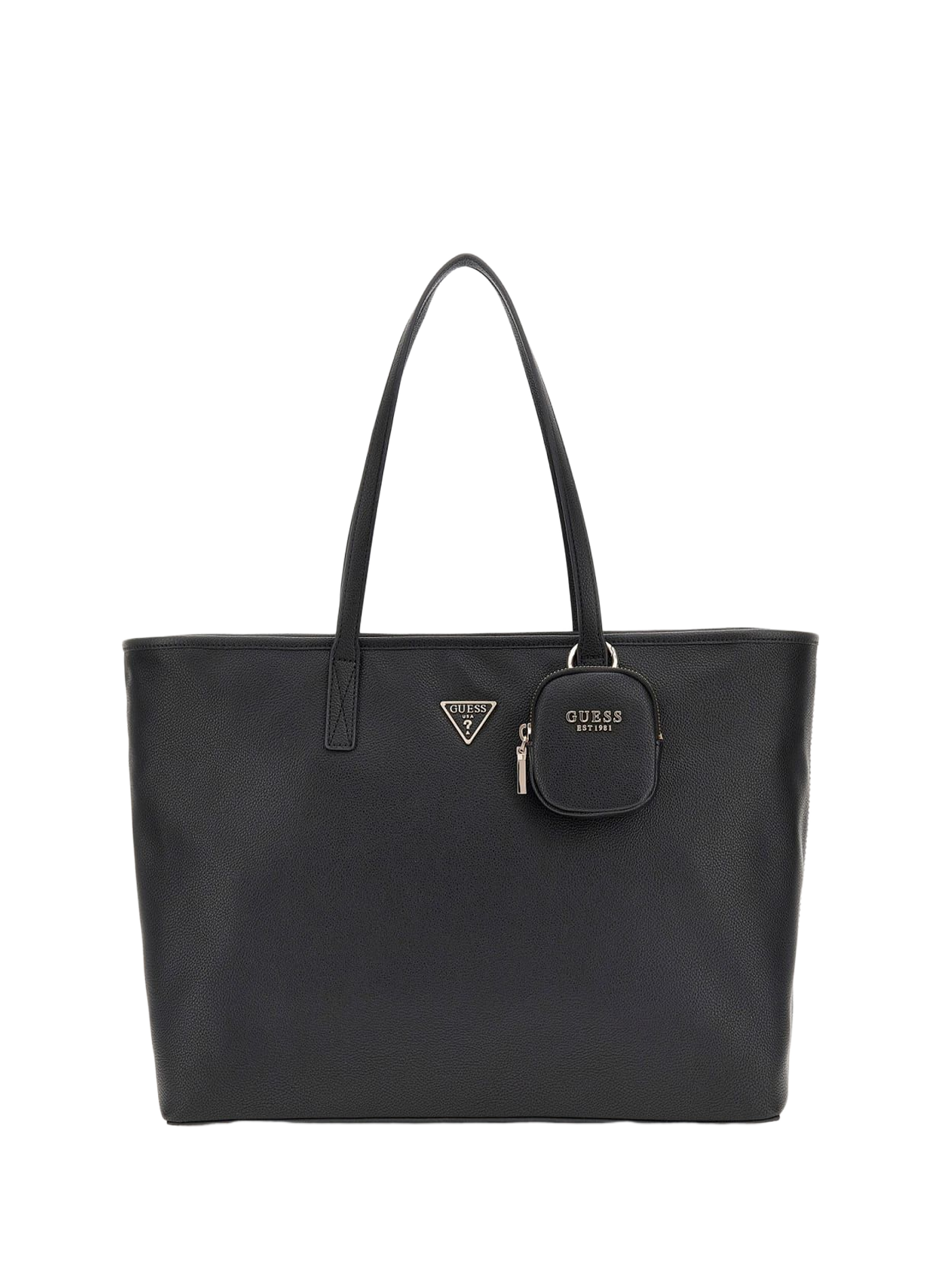 Bag with grained Power pouch GUESS Black