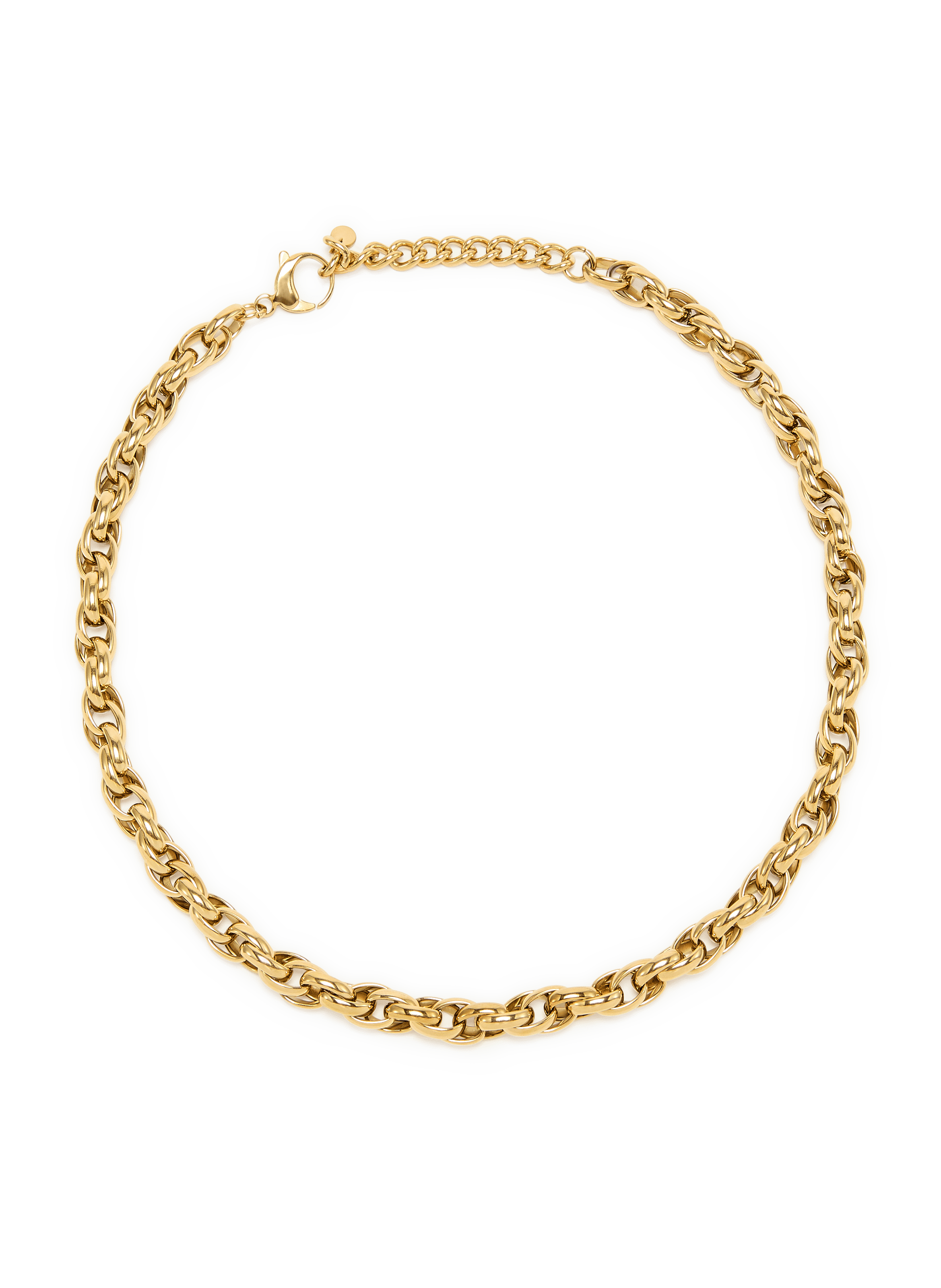 Collier en acier AU PRINTEMPS PARIS Doré
