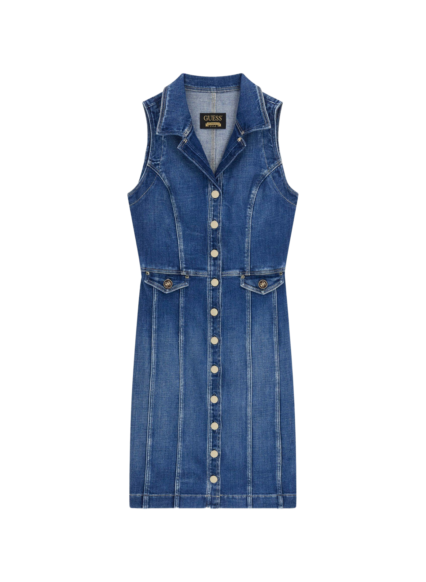 Robe en denim GUESS Bleu