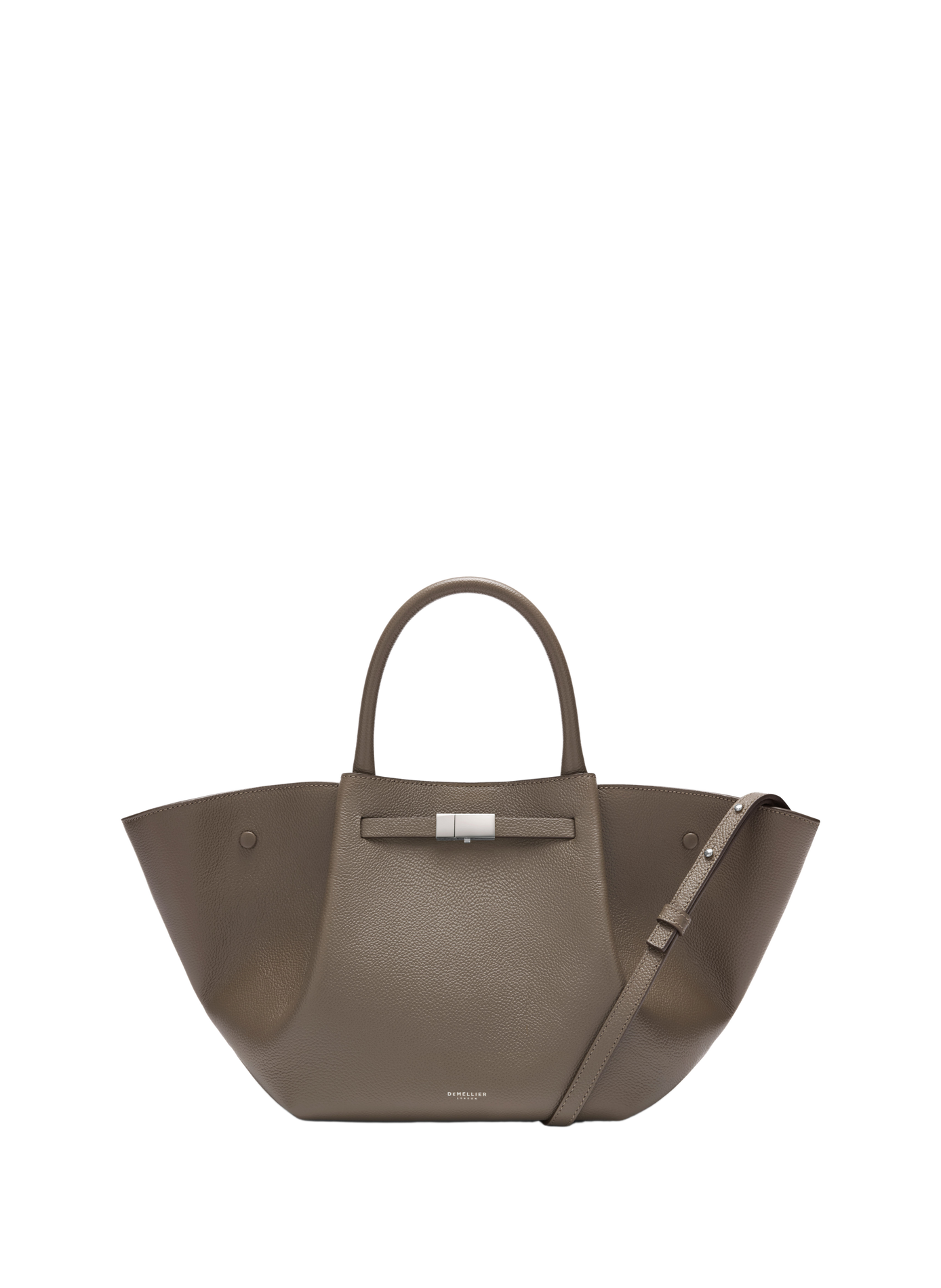 Sac à main Midi New York en cuir DEMELLIER LONDON Marron
