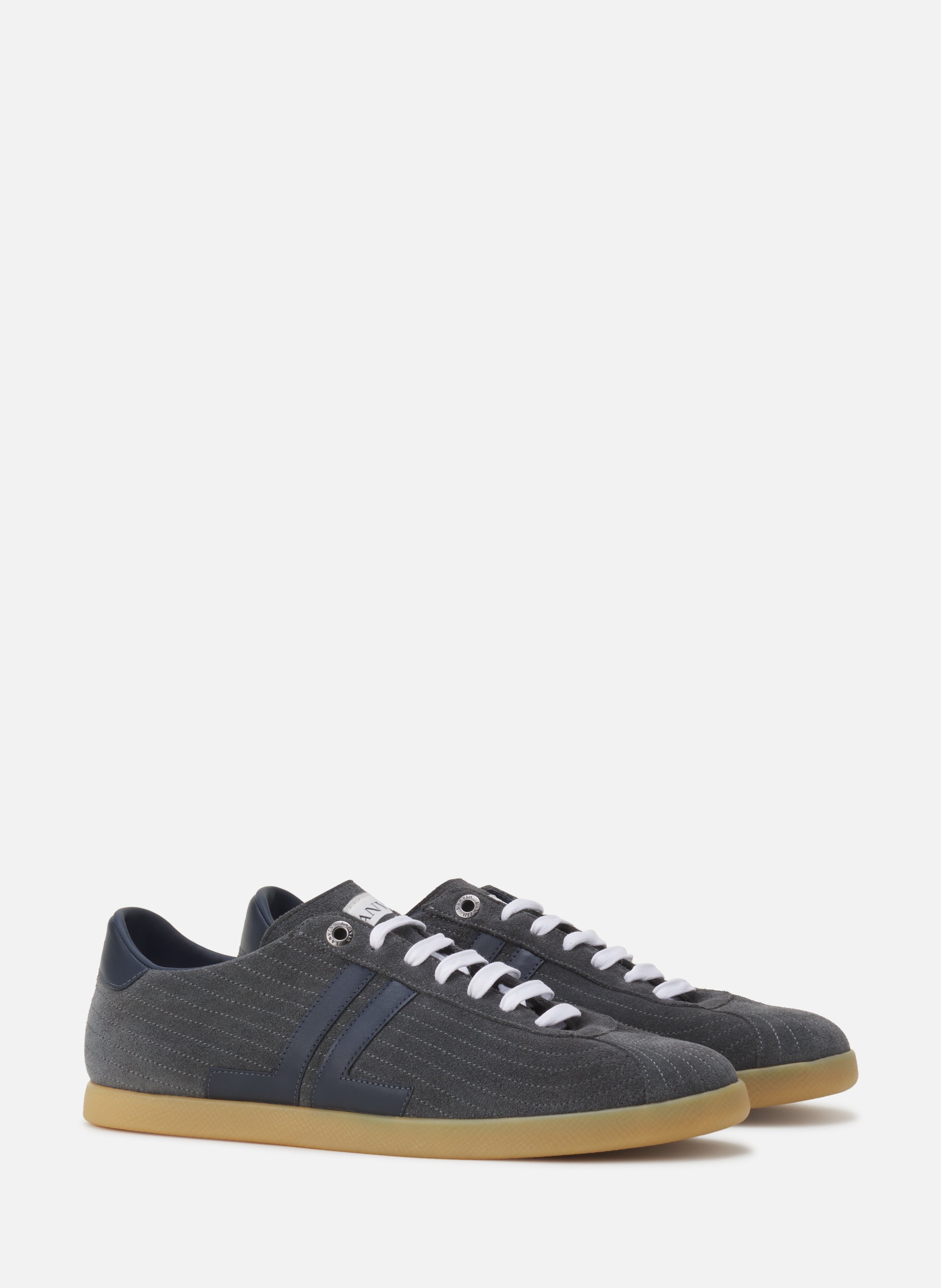 Sneakers glen 2.0 en cuir LANVIN Gris