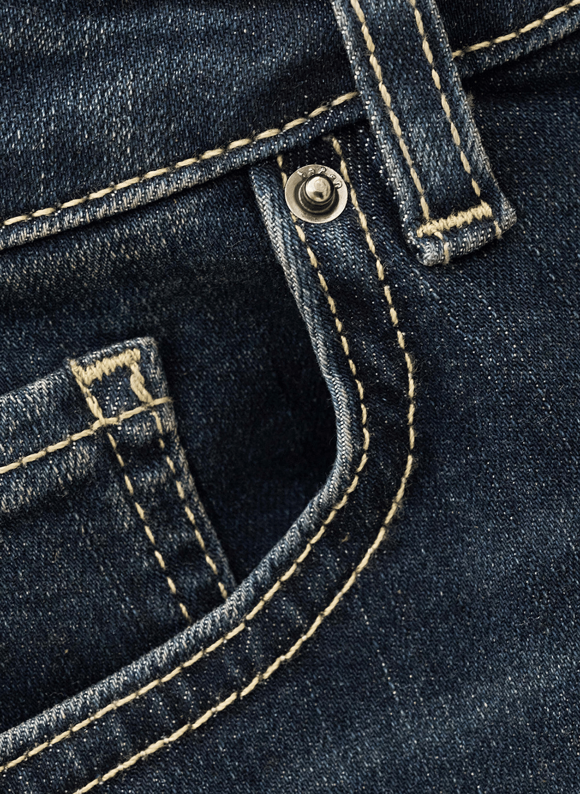 Jean patte d'eph en coton mélangé aommie BA&SH Bleu