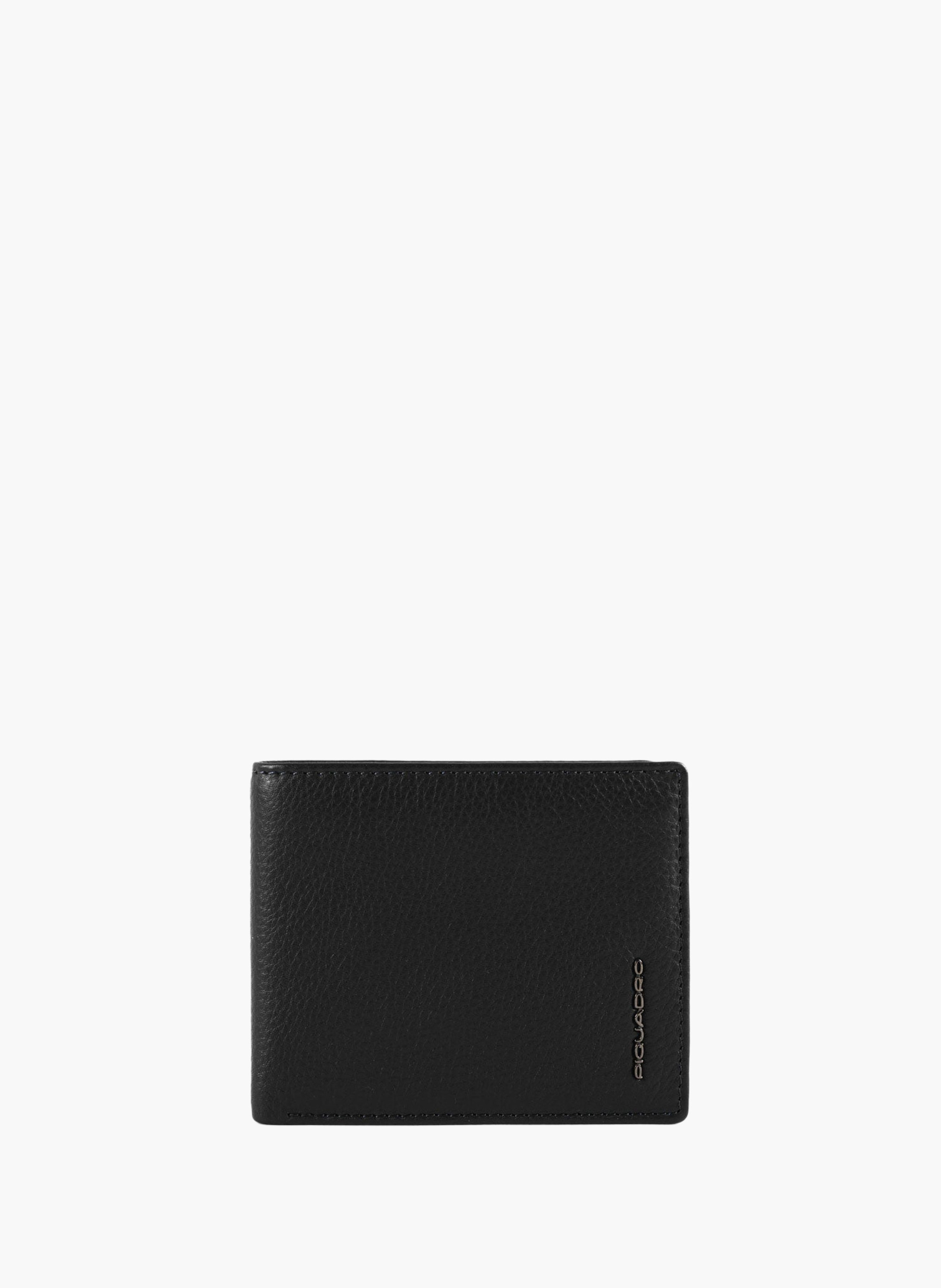 Portefeuille homme avec porte-monnaie PIQUADRO Noir