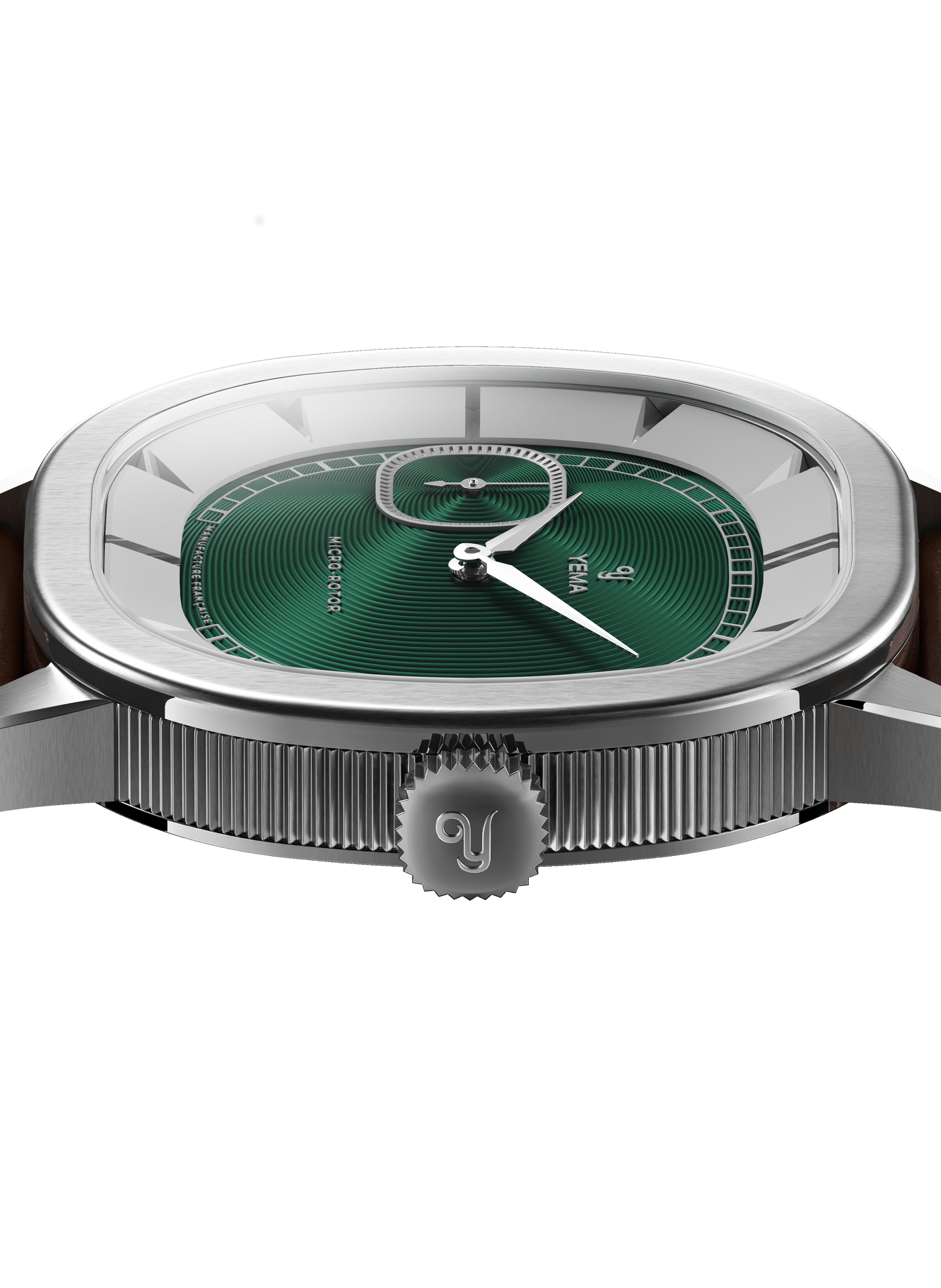 Montre automatique Granvelle CMM.29 en cuir YEMA Vert