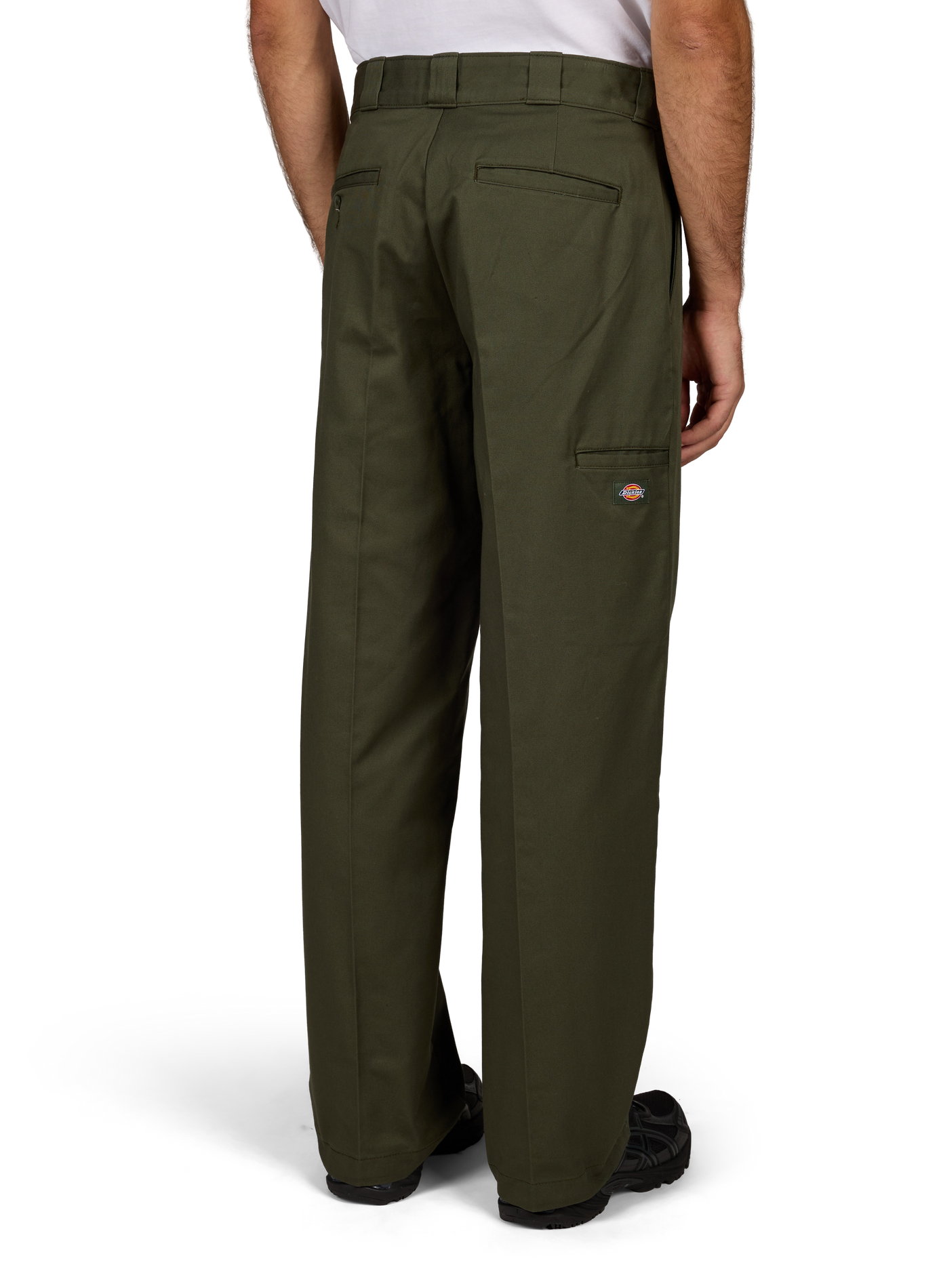Pantalon large en coton DICKIES Vert