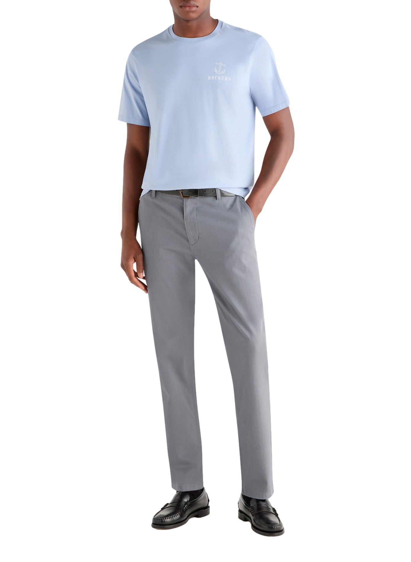 Broek met dubbele knie | Grijs DOCKERS Heren