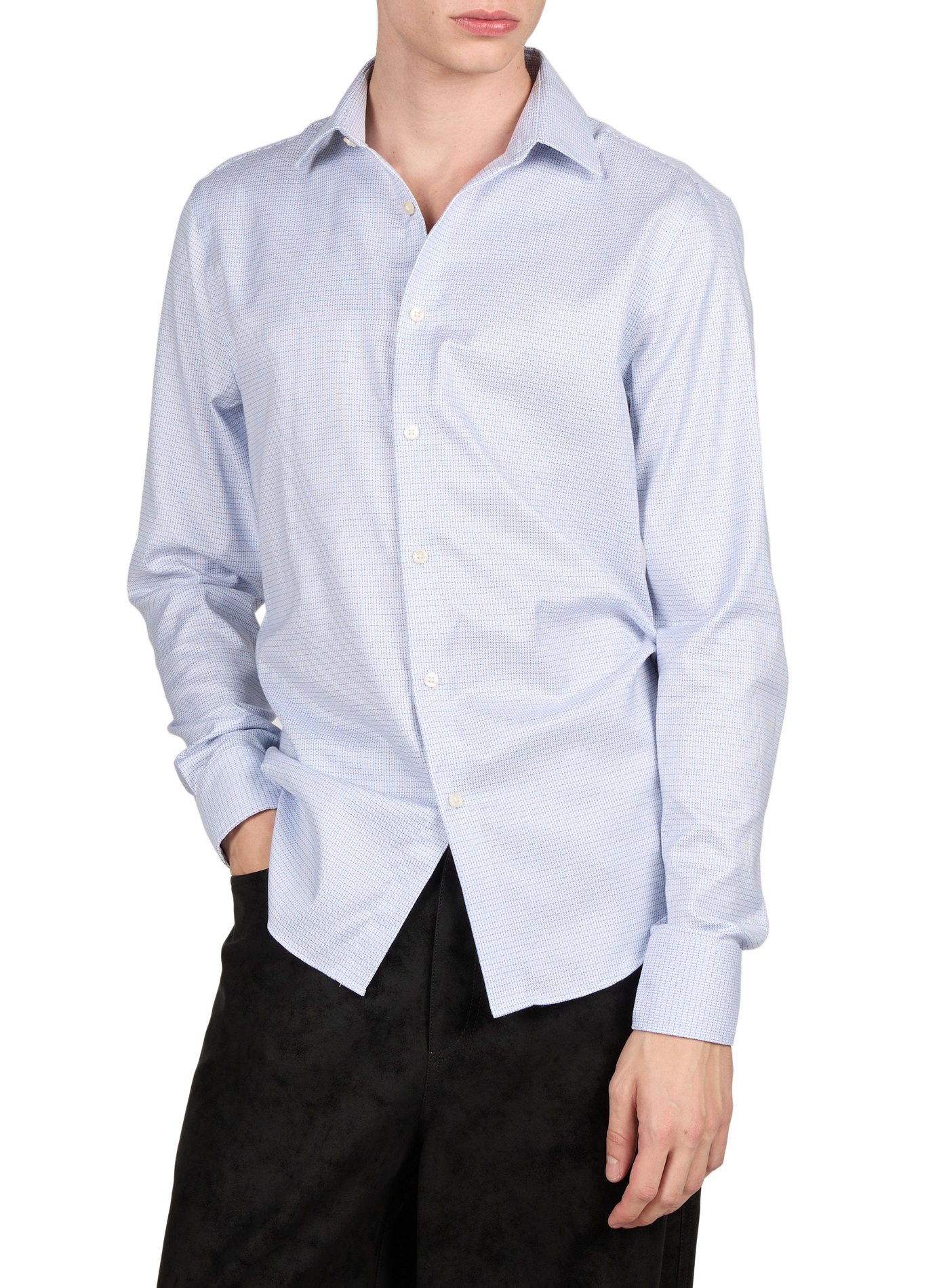 Printed straight shirt CALVIN KLEIN Blue