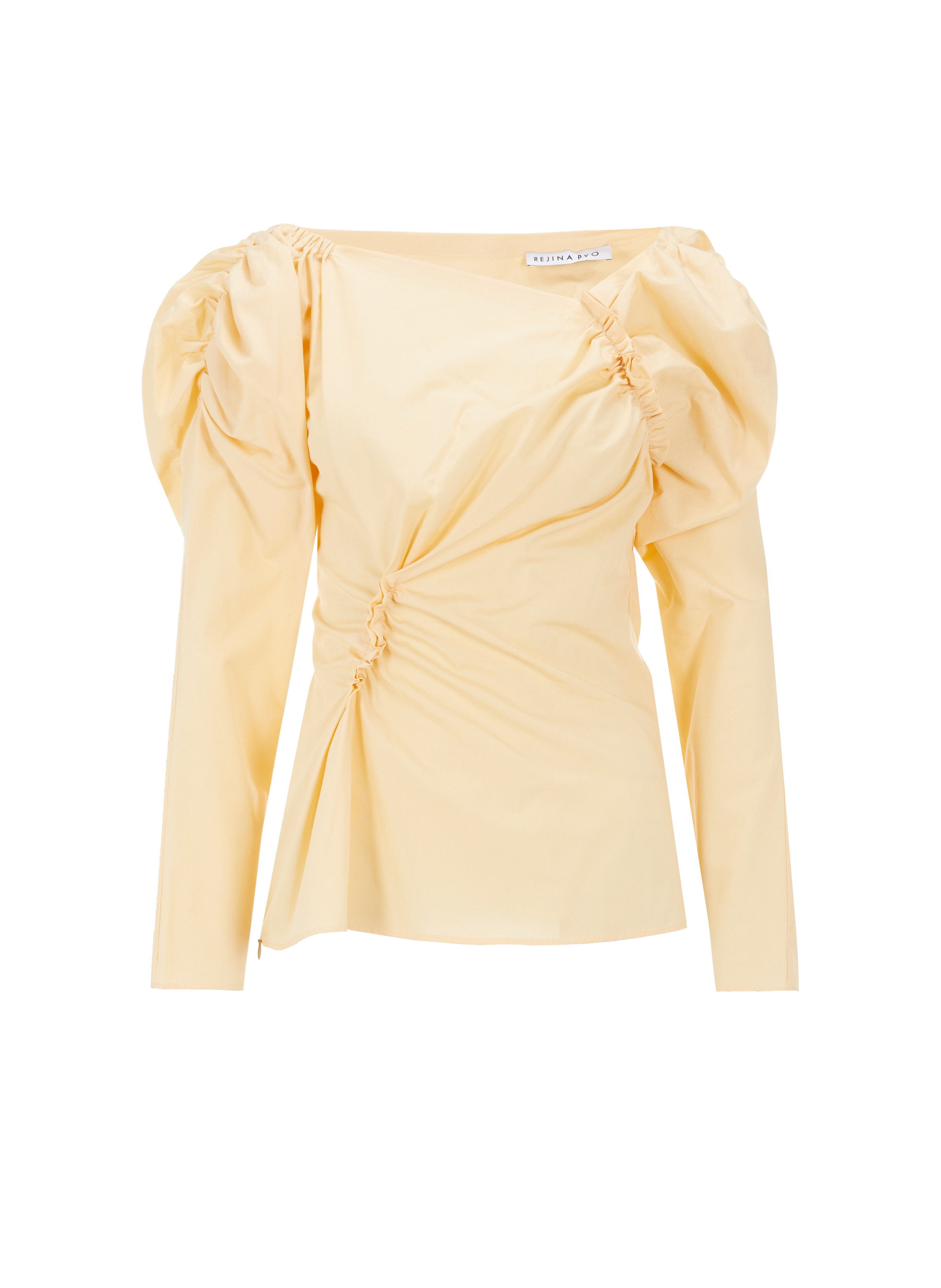 REJINA PYO Cassie organic cotton blouse Yellow