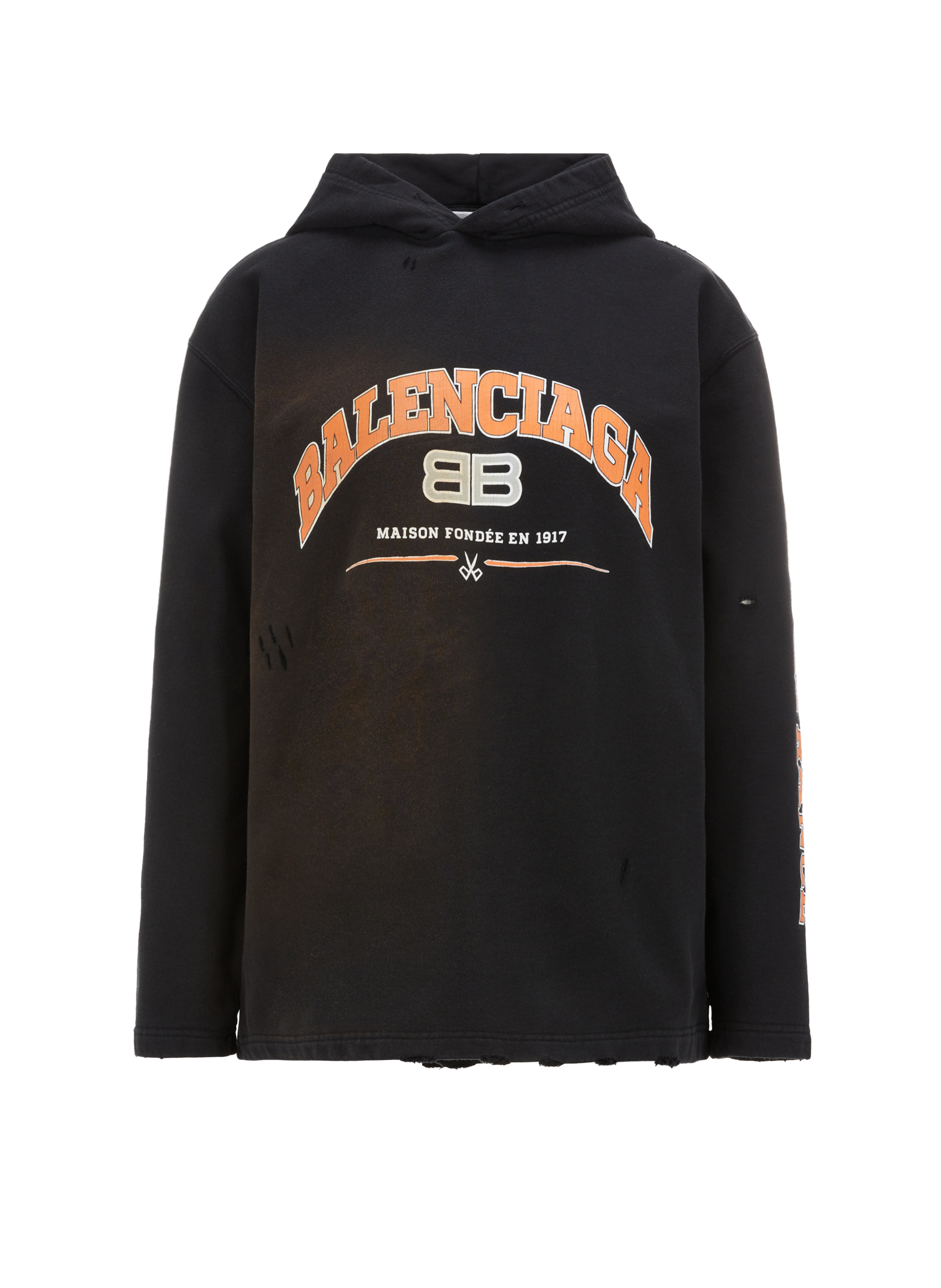 Hoodie à logo en coton