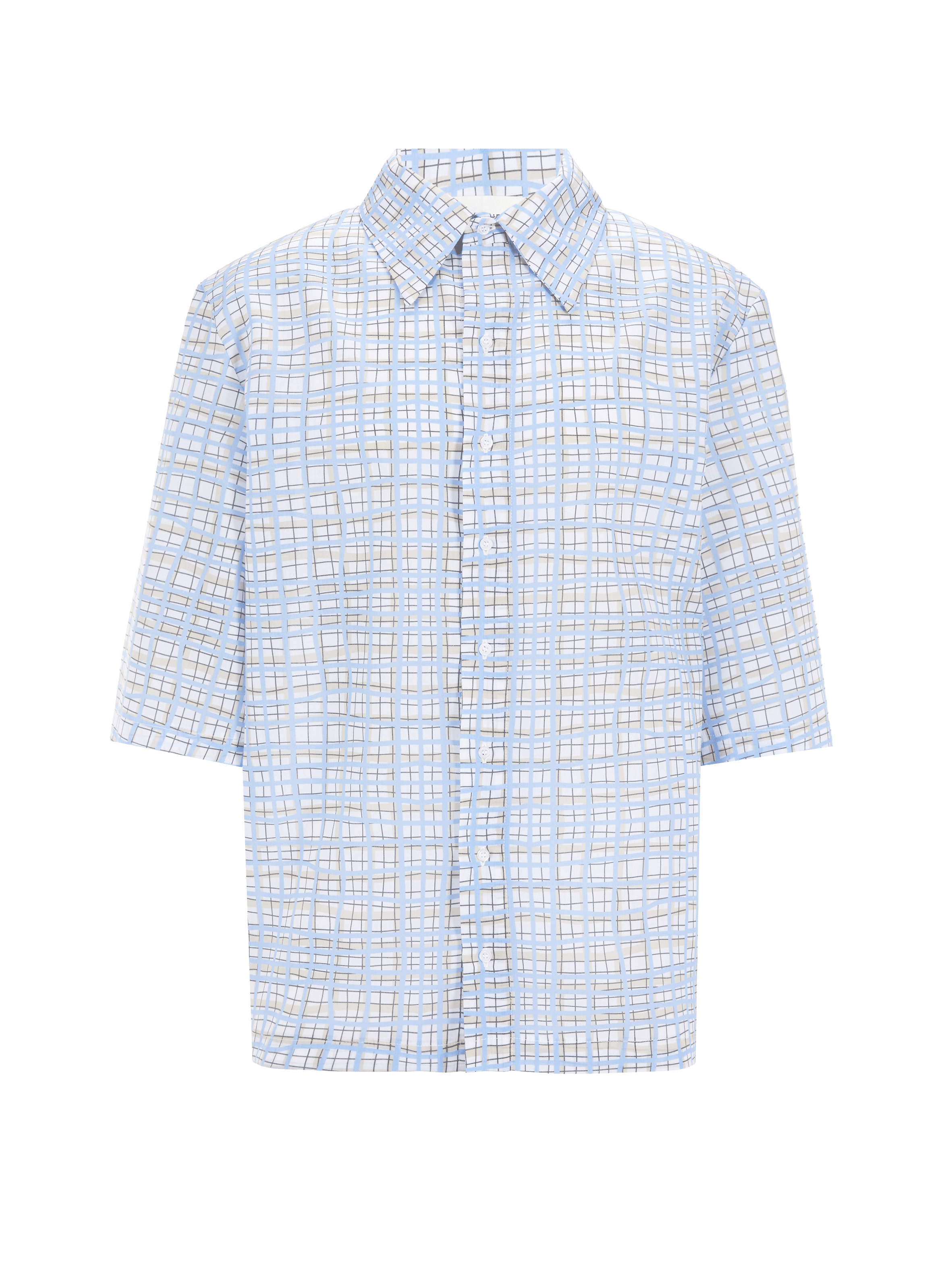 Chemise à carreaux en coton