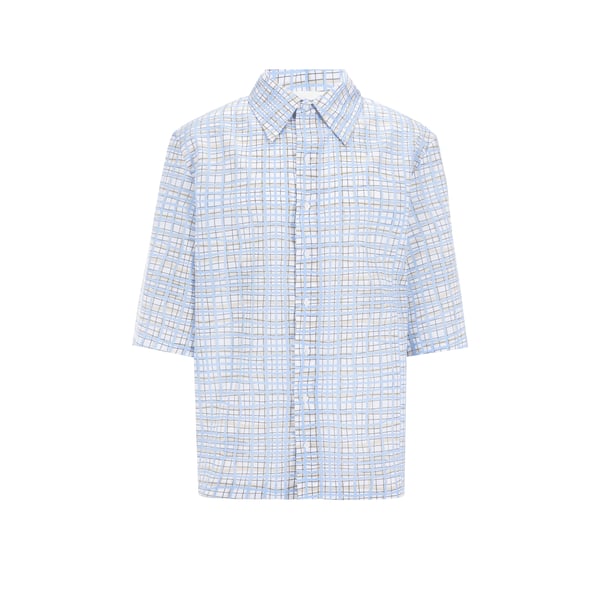 Chemise à carreaux en coton