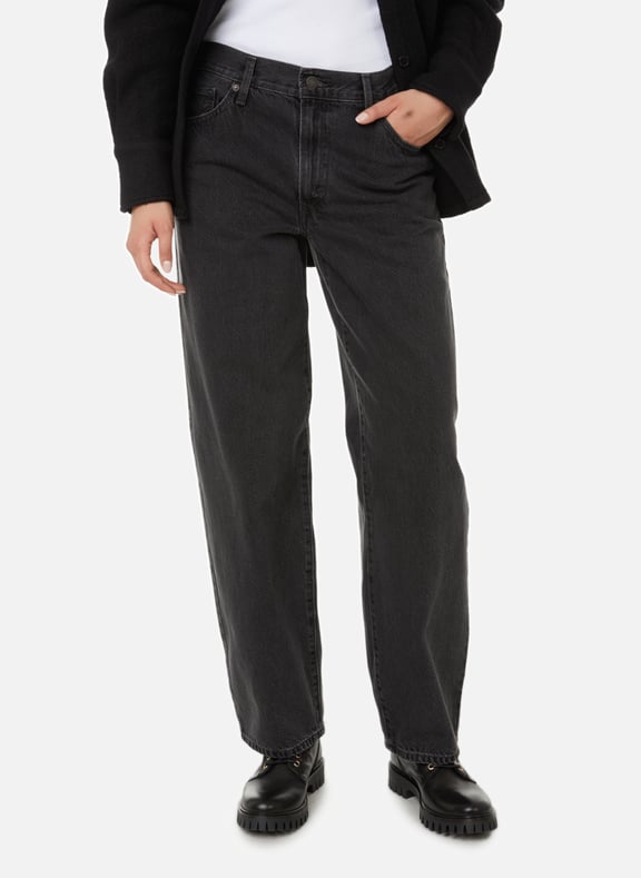 Jean Baggy Dad en coton denim Noir by LEVI'S LEVI'S Jean Baggy Dad en coton denim Noir
