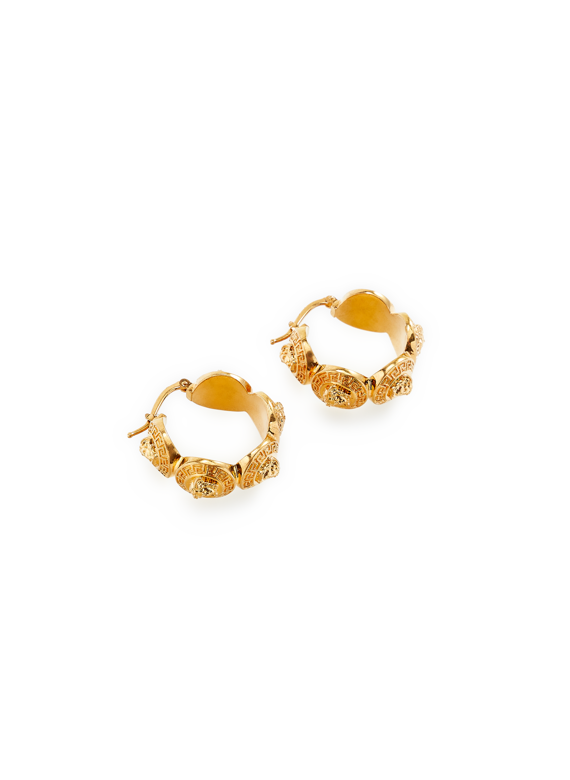 Boucles d'oreille à logo  VERSACE Doré