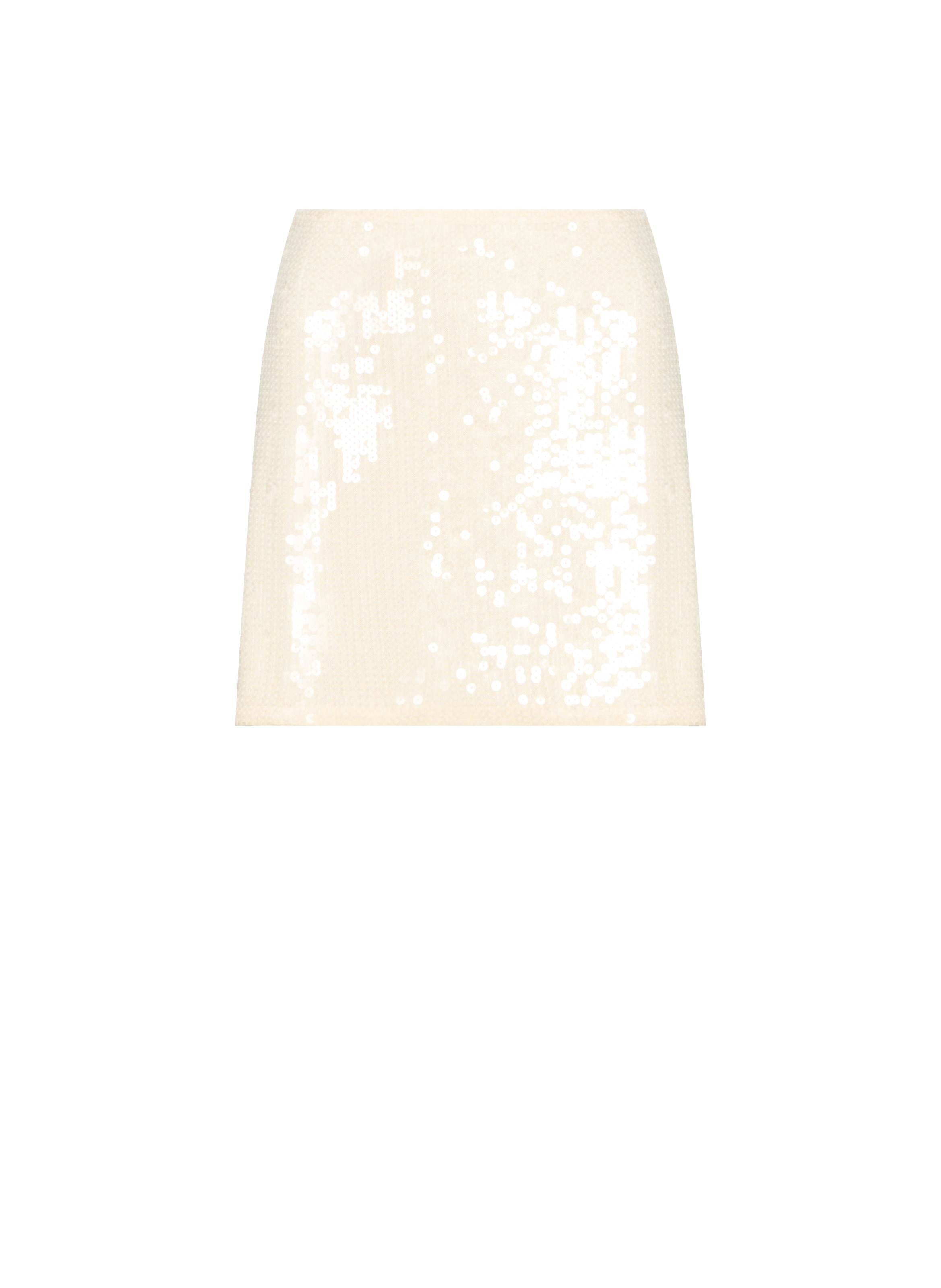 ROTATE Sequin mini skirt  Beige