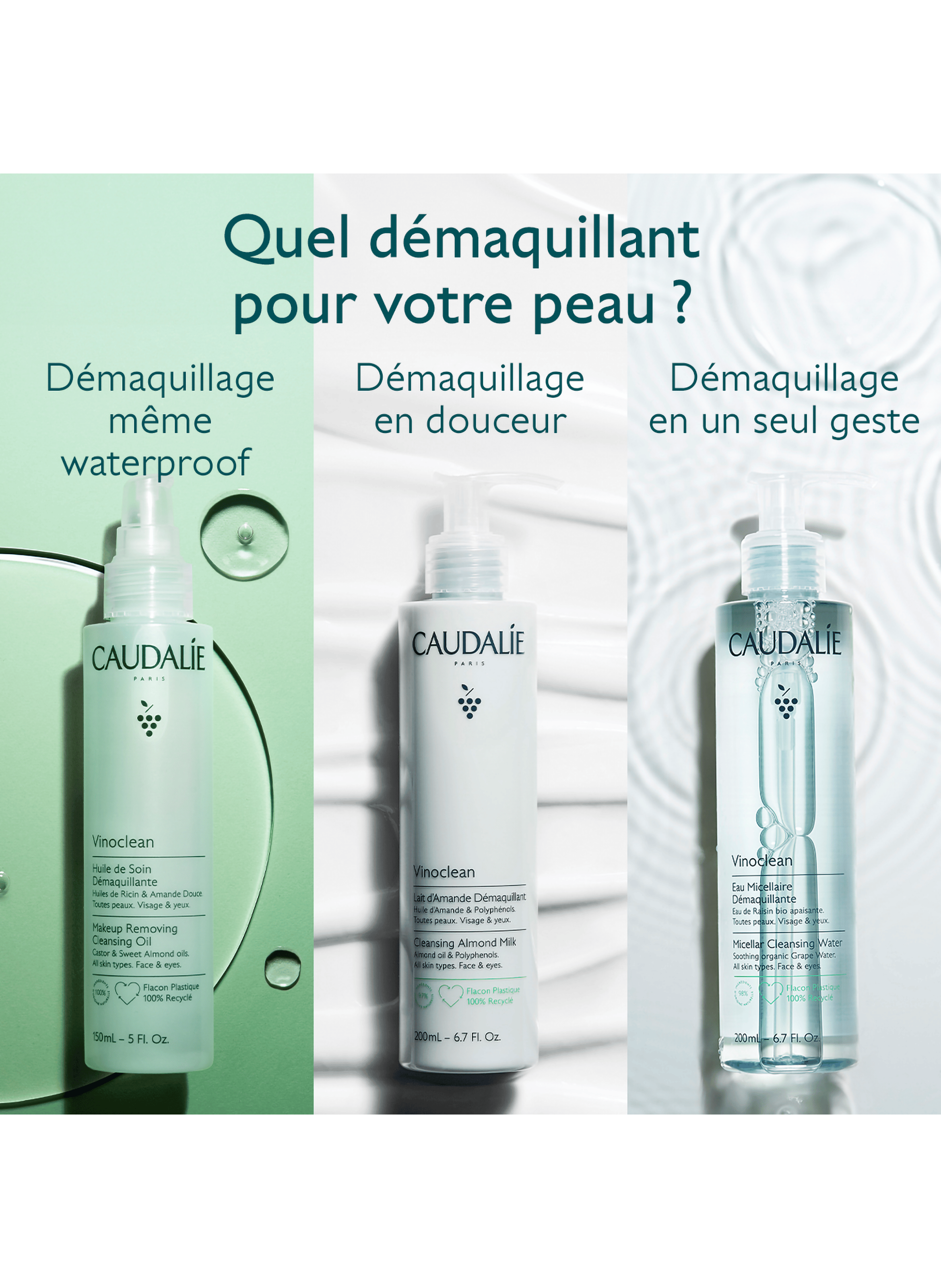 Vinoclean Cleansing Oil Care CAUDALIE No color