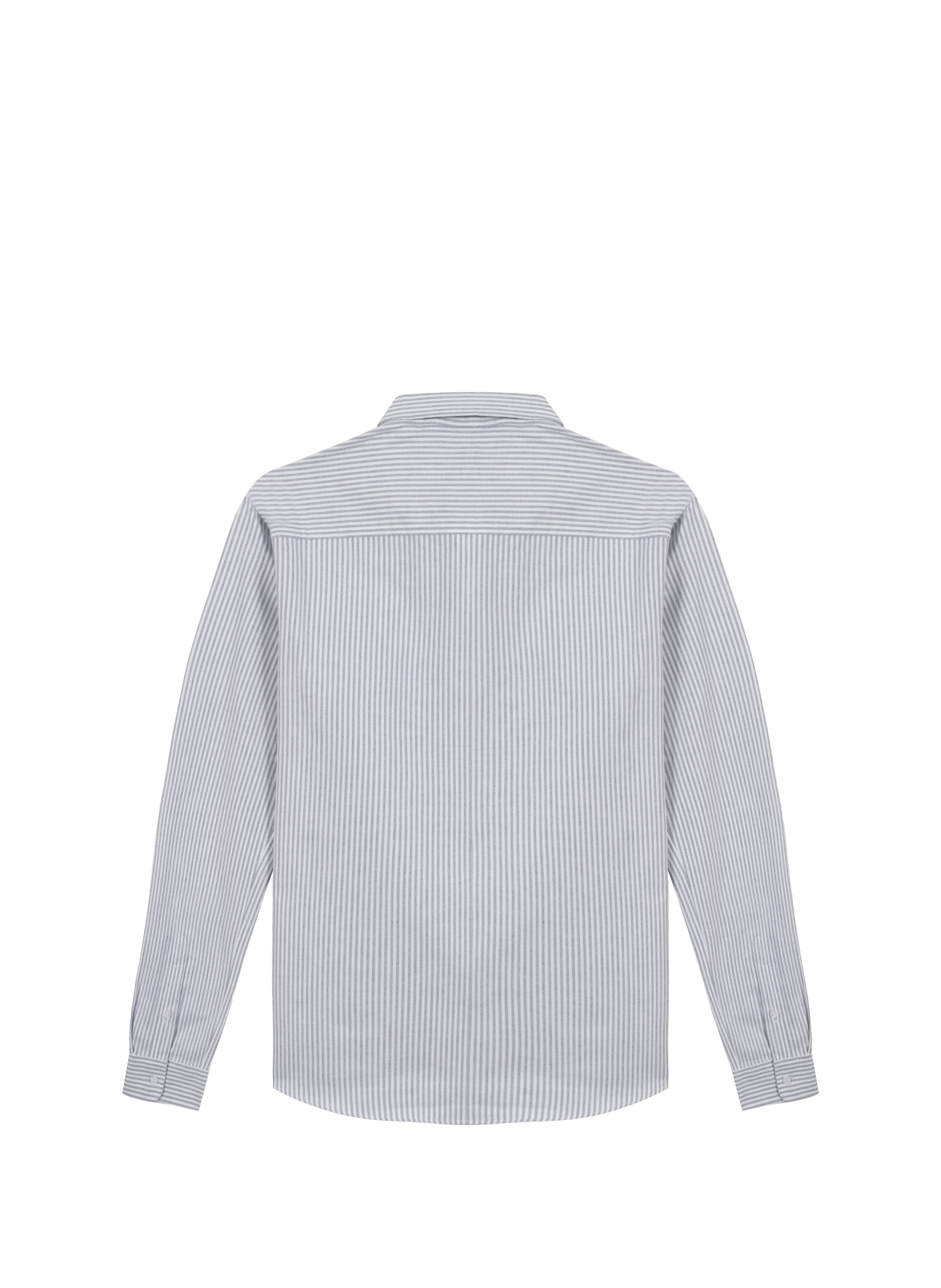 Striped Good Grain Cotton Shirt MAISON LABICHE Blue