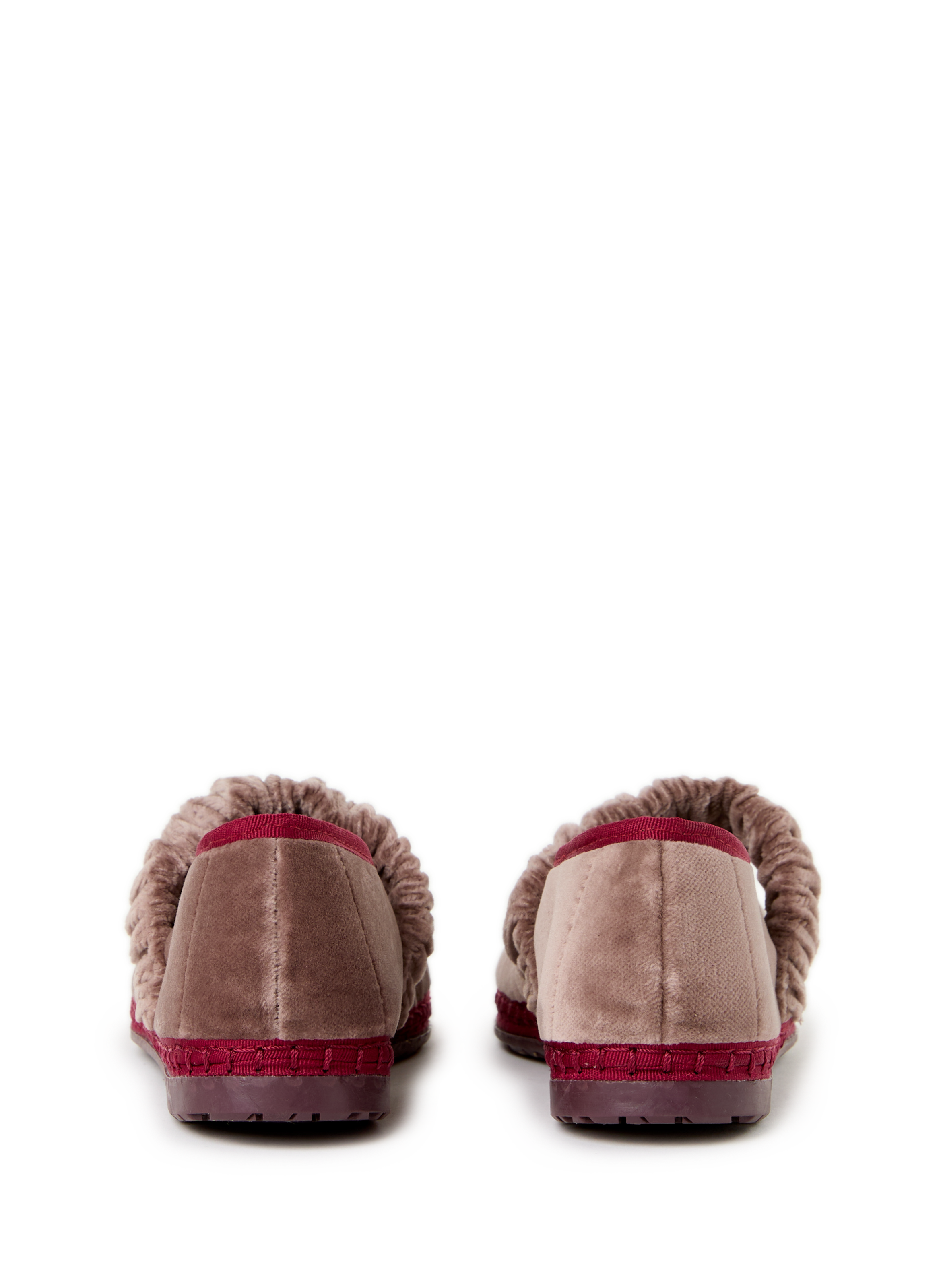 Ballerines en coton mélangé FLABELUS Beige